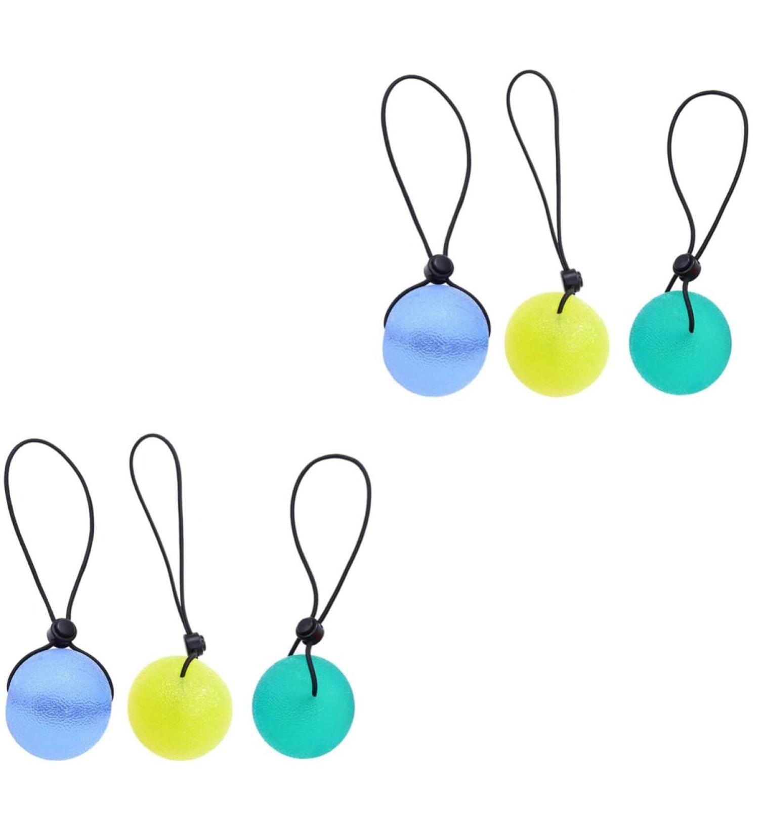 Gatuida 6-Pack Hand Massage Balls - Fitness Grip Strengthening Tools for Hand Exercises & Squeeze Ball Therapy - Buy Online on GoSupps.com