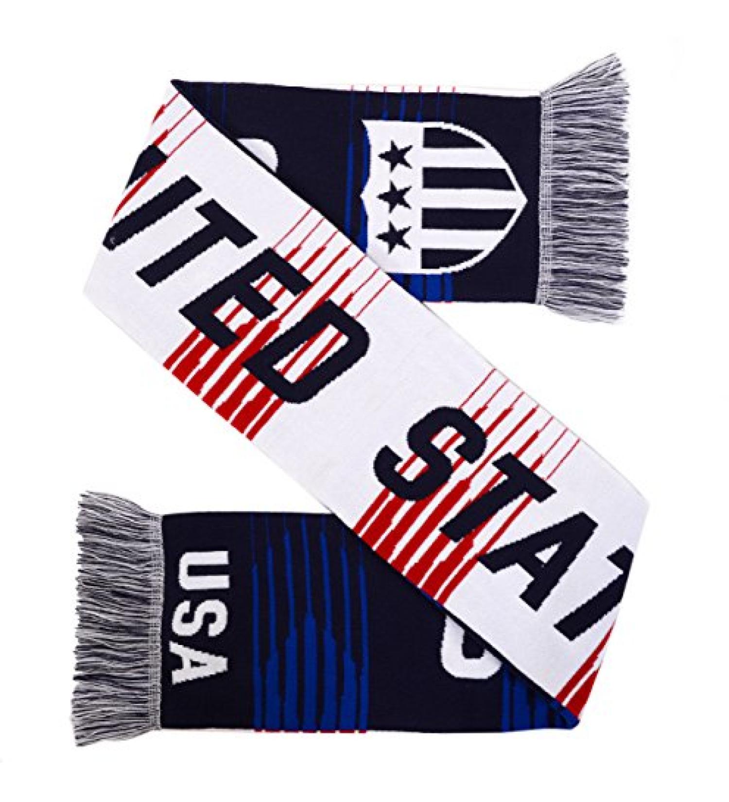 USA Soccer High-Definition HD Knit Scarf - Official Jersey Design - Buy Online on GoSupps.com