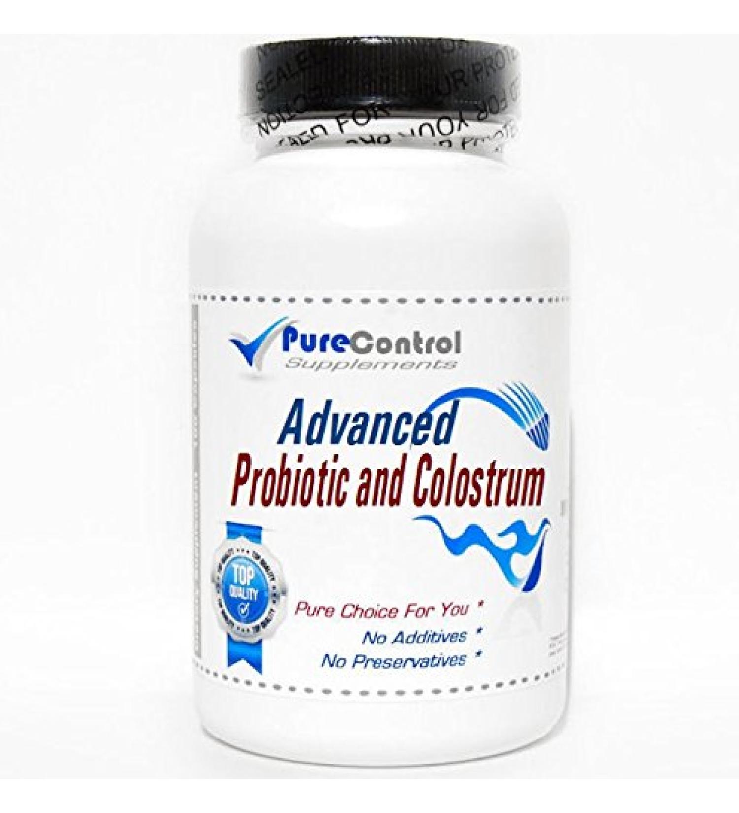 Advanced Probiotic and Colostrum // 200 Capsules // Pure // by PureControl Supplements