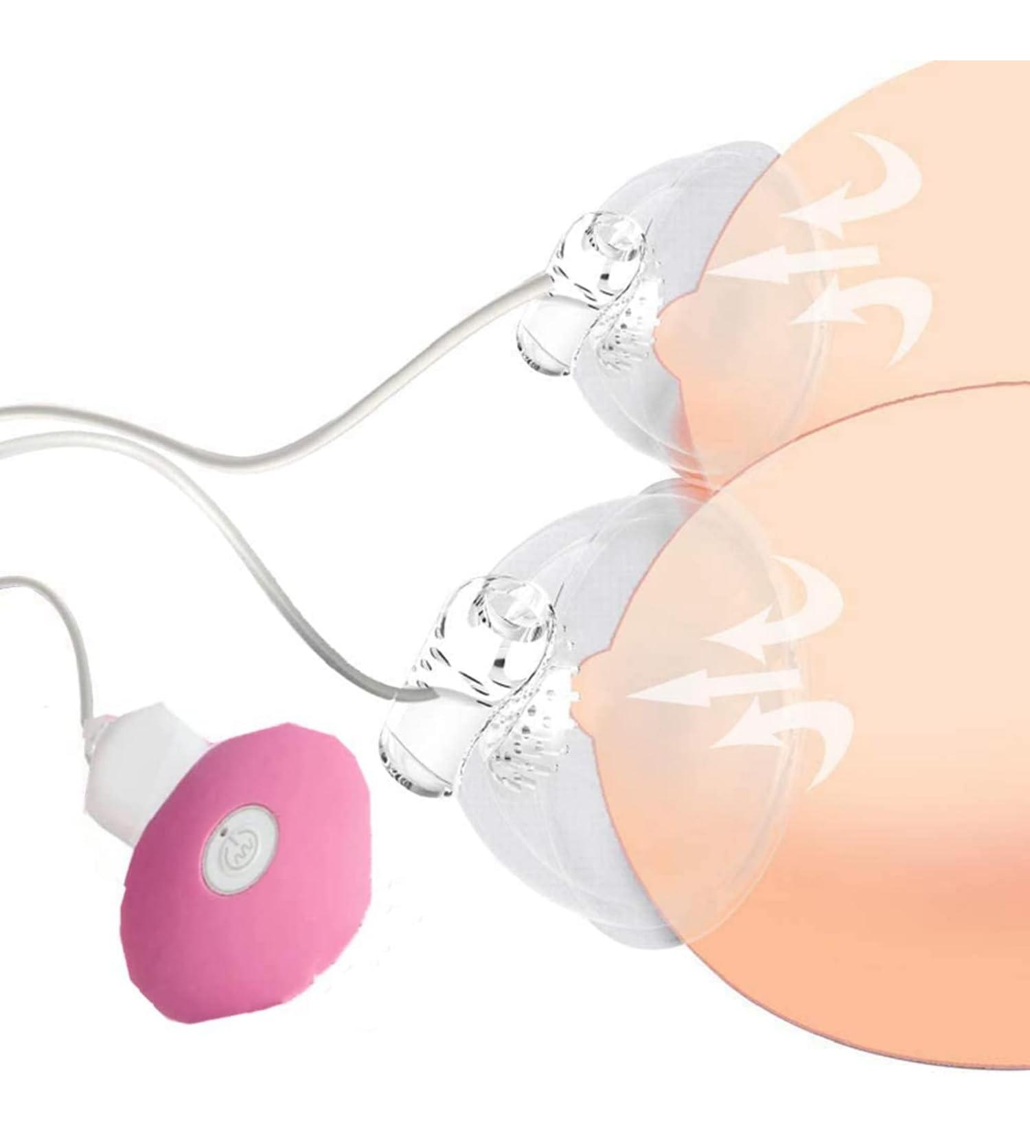 YS-10 - Speed Adjustable Double - Layer Transparent Cup Silicone Breast Nipple Suckers for Women Female - the Most Realistic Touch - Buy Online on GoSupps.com