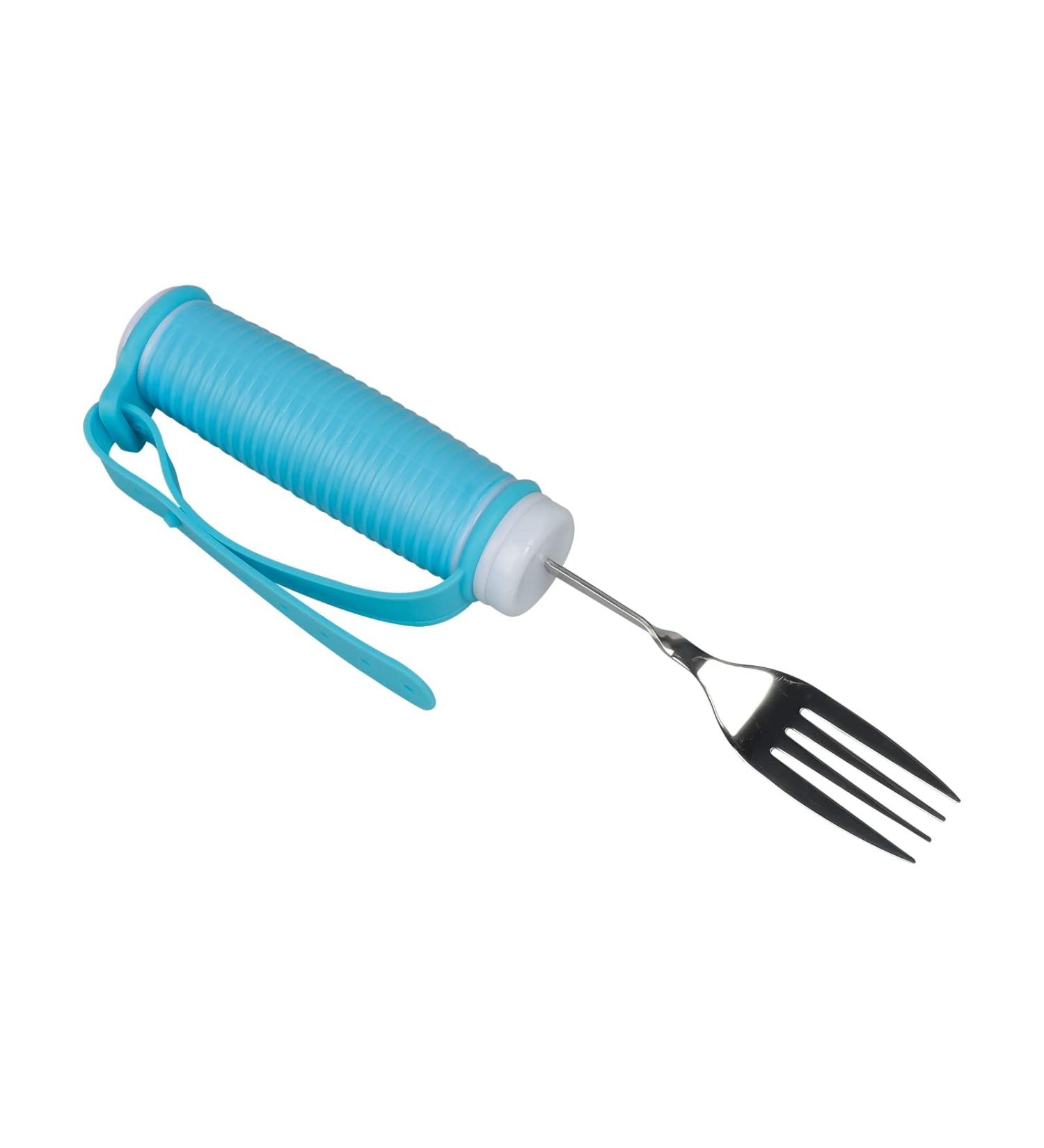 Adaptive Utensils Angled Fork and Spoon Set Anti-shake Eating Auxiliary Tableware The Elderly Self-feeding Learning Bendable Handle Utensils - Buy Online on GoSupps.com