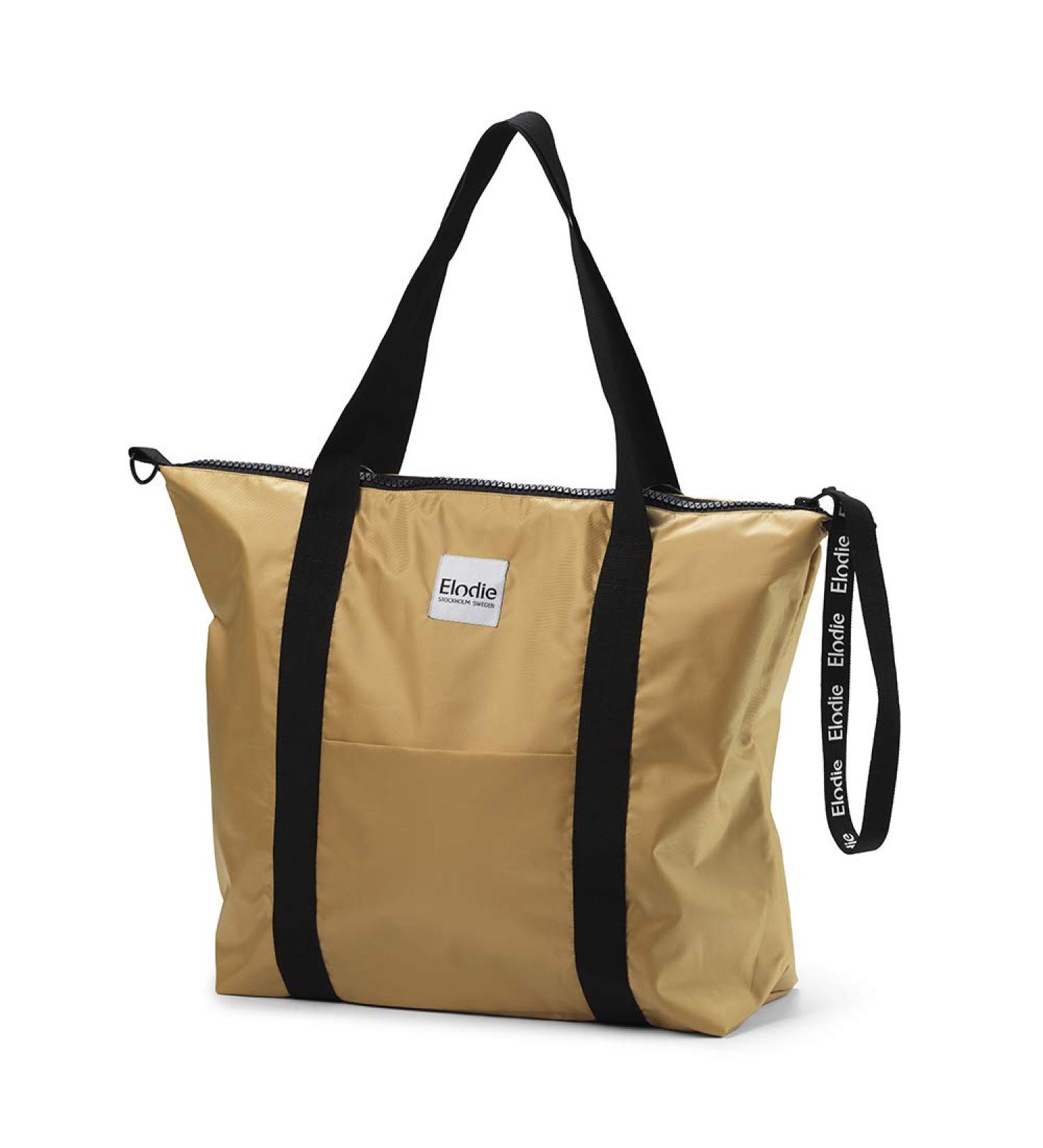 Elodie Details Soft Shell Changing Bag - Tote Nappy Bag with Stroller Strap & Changing Mat - Gold - Buy Online on GoSupps.com