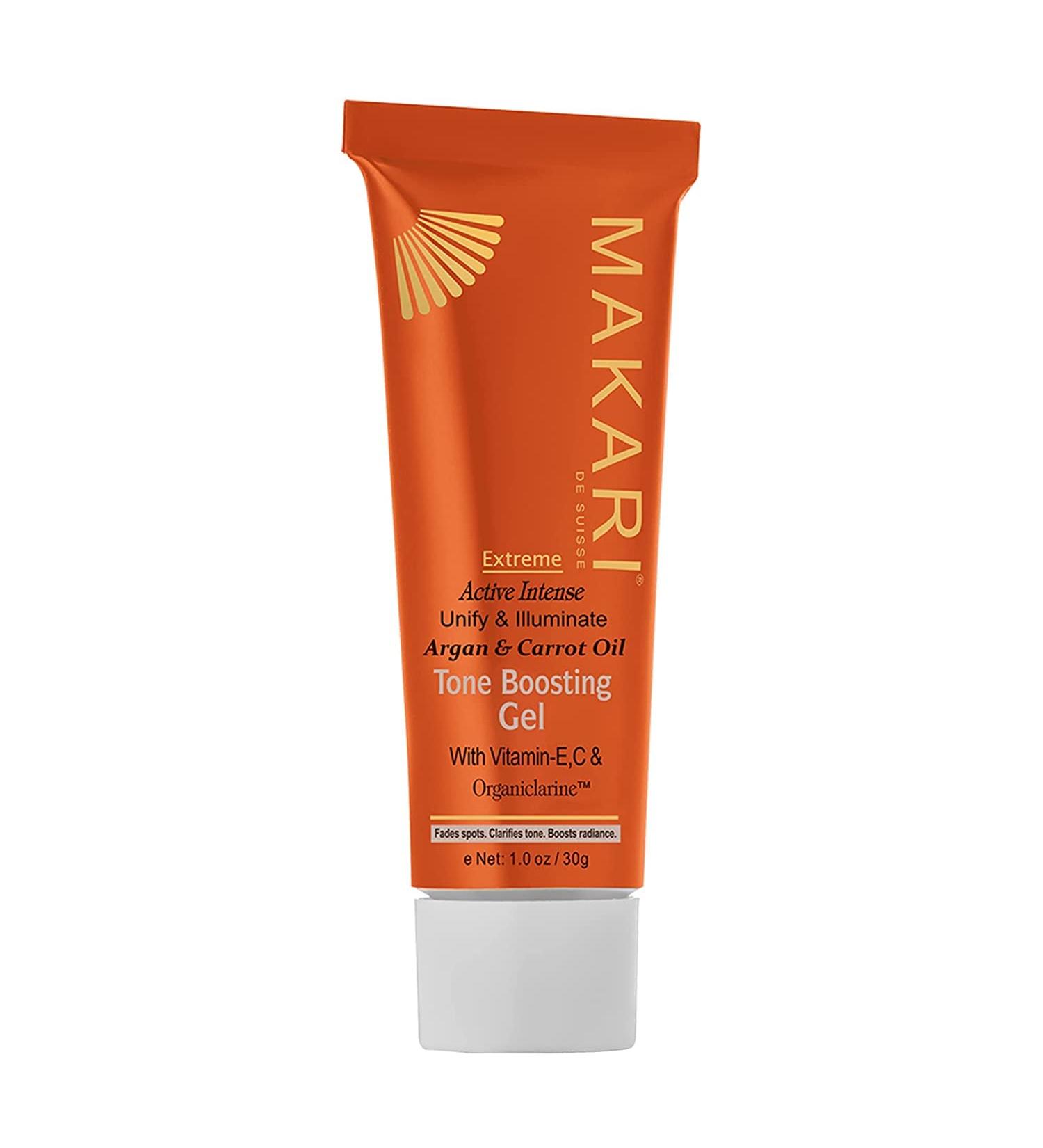 Buy Makari Extreme Argan & Carrot Oil Face Gel | Anti-Aging Even Skin Tone & Acne Treatment | 1 oz Organic Gel for Sun Spots & Wrinkles - Buy Online on GoSupps.com