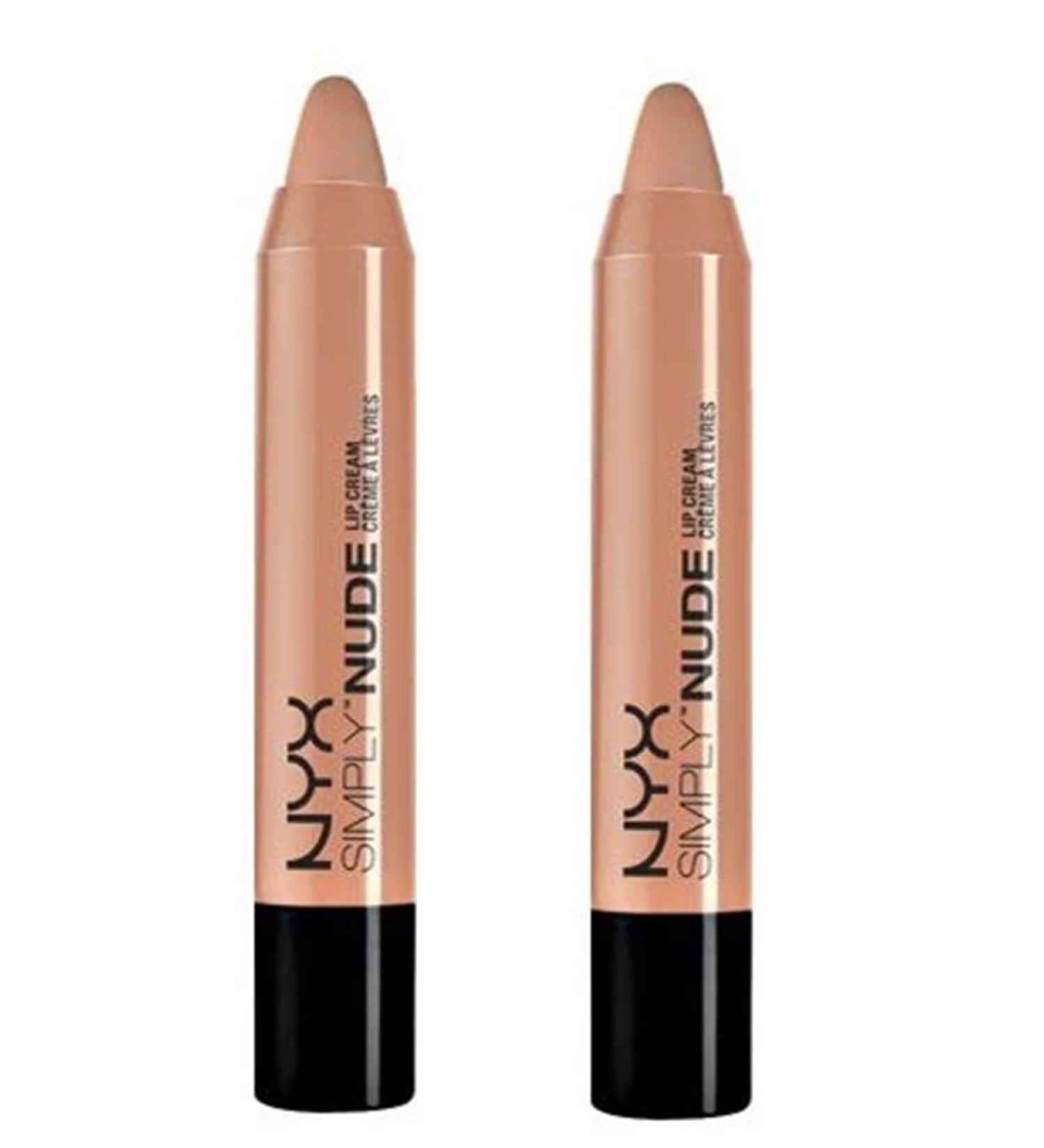 NYX Simply Nude Lip Cream SN05 Honey - Pack of 2 | Natural Nude Lip Color - Buy Online on GoSupps.com
