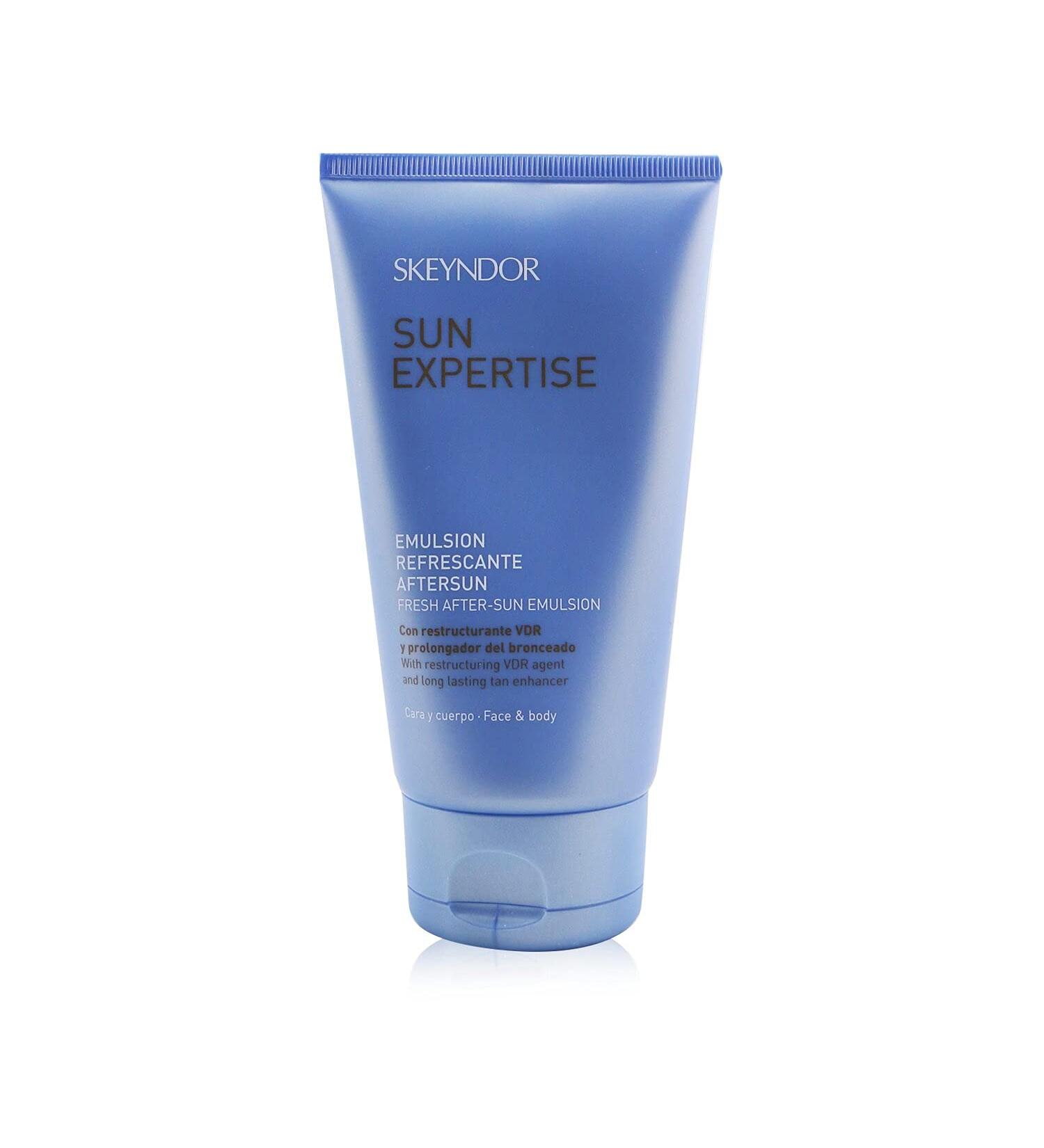 Skeyndor Sun Expertise Fresh After-sun Emulsion 150ml - Soothing Face & Body Relief for Sun-Kissed Skin | International Shipping Available - Buy Online on GoSupps.com