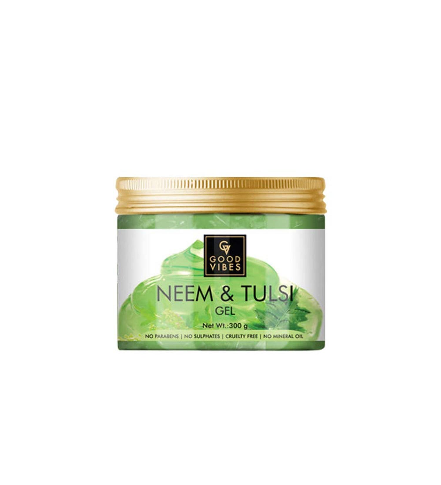 Good Vibes Gel Neem & Tulsi (300 G) - Buy Online on GoSupps.com