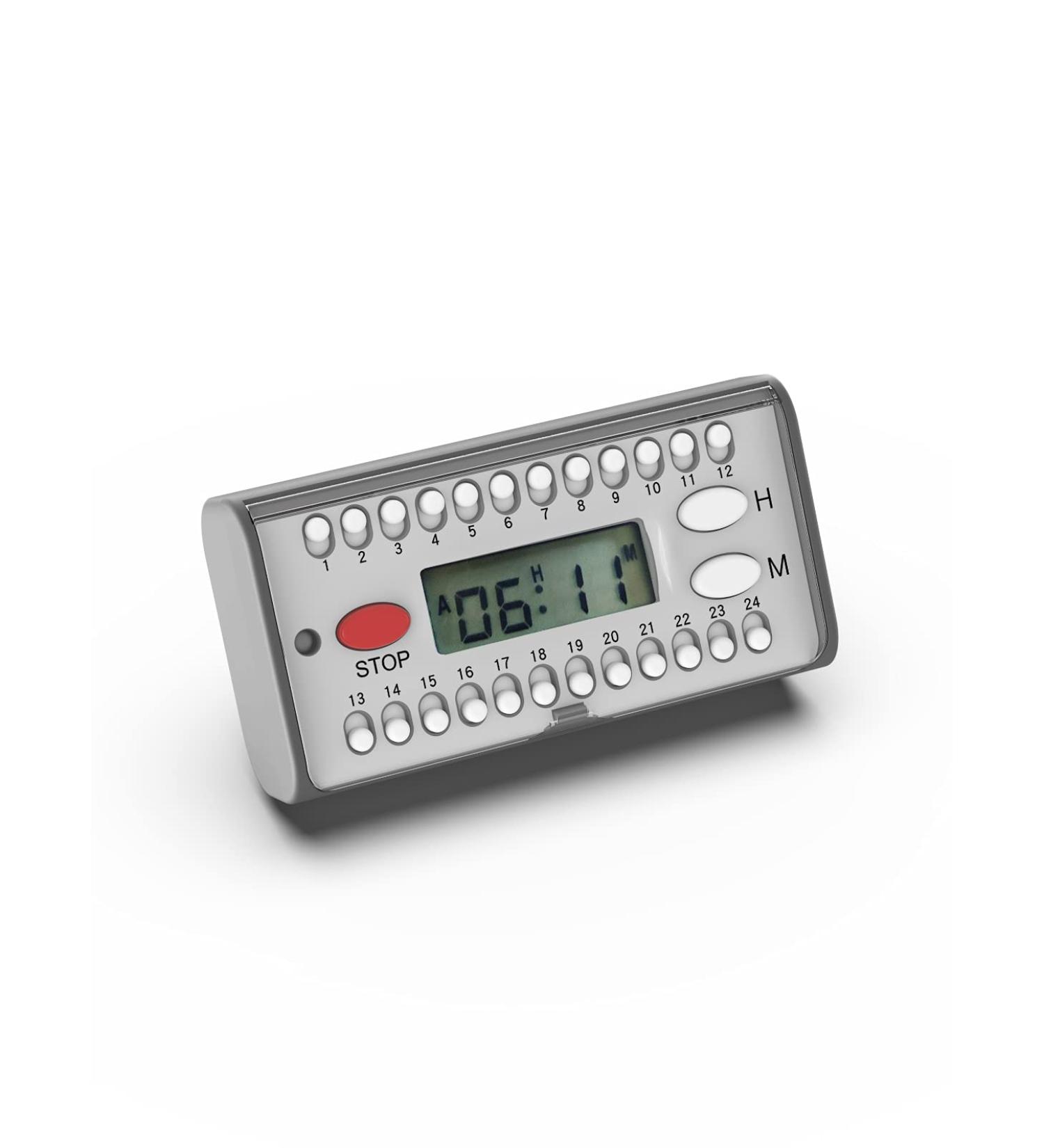 Fullicon Electronic Pill Reminder - 6 Daily Alarms for Timely Medication | International Shipping Available - Buy Online on GoSupps.com