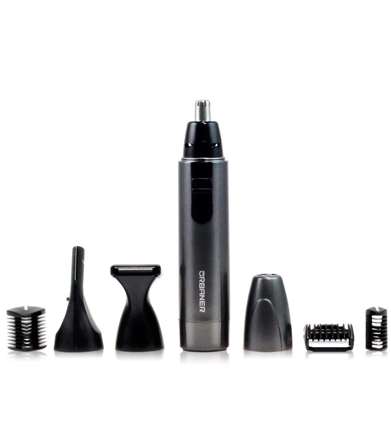 URBANER Beard Trimmer for Men - Waterproof Grooming Kit & Nose/Ear Hair Clippers 6-Piece Set Perfect Mustache Trimmer Gift - MB-980 - Buy Online on GoSupps.com