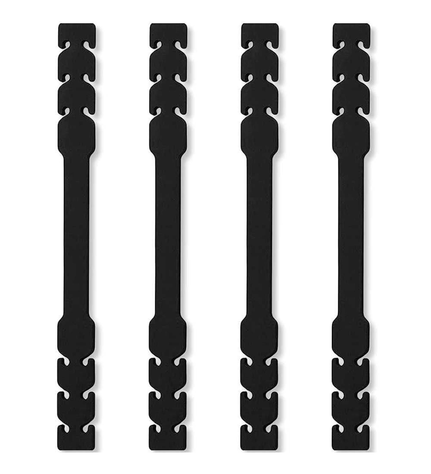 Buy OcioDual 4 Mask Extender - Black Anti-Tightening Ear Protector & Decompression Holder Hook for Ear Pain Relief - International Shipping Available - Buy Online on GoSupps.com