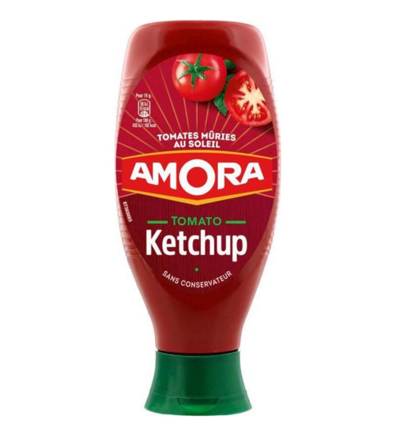 Amora Tomato Ketchup Sun-Ripened Tomatoes 850g (Pack of 5)