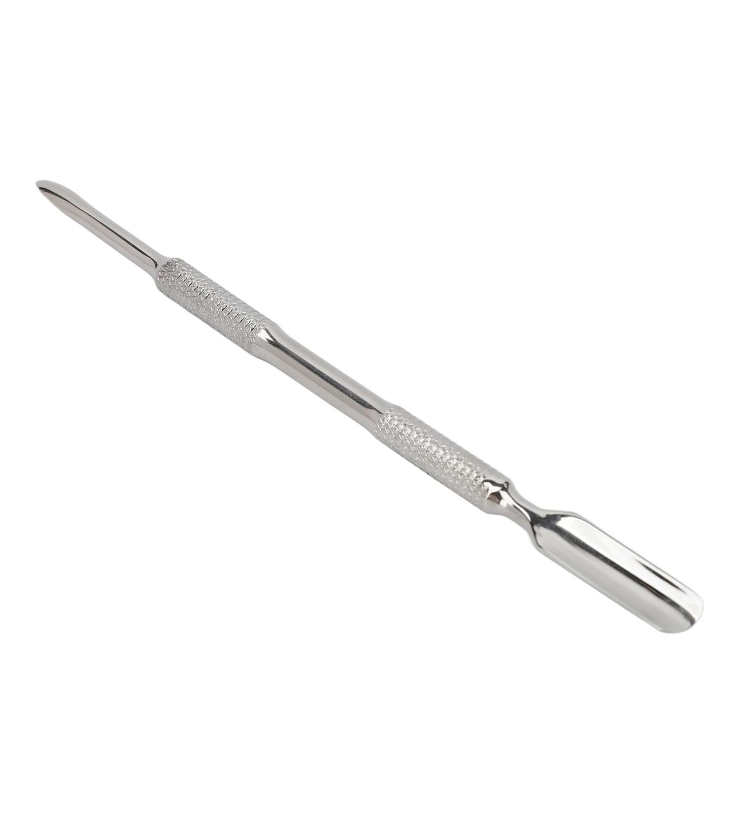 Dual Head Cuticle Pusher Stainless Steel Cuticle Pusher Nail Pedicure Tool for Dead Skin Callus Removal - Buy Online on GoSupps.com