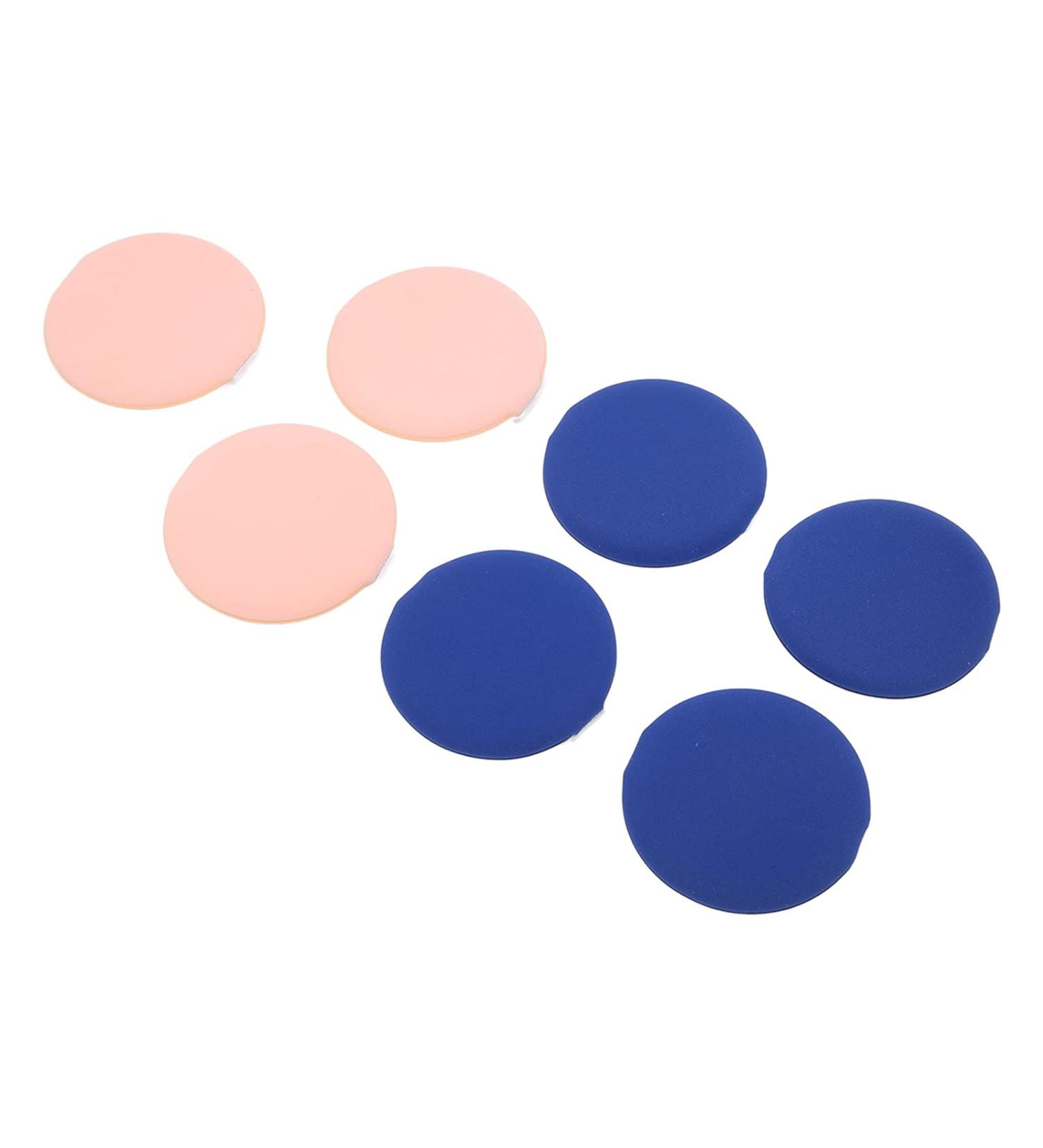 Verdant Touch 7 Pack Makeup Puff Round Soft Air Cushion Puff for Wet and Dry Use Dark Blue Pink - Buy Online on GoSupps.com