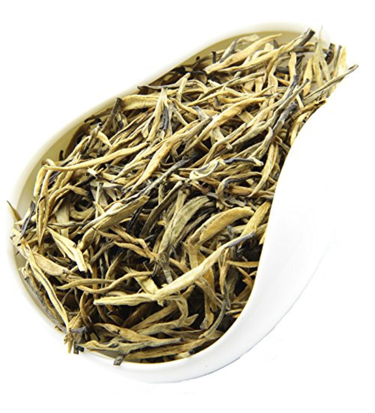 LWXLJMJZC-Natural Golden Needle Dian Hong Black Tea Loose Leaf Chinese Yunnan Black Tea Healthy Hong Cha 50g 50g Golden Needle Black Tea - Buy Online on GoSupps.com