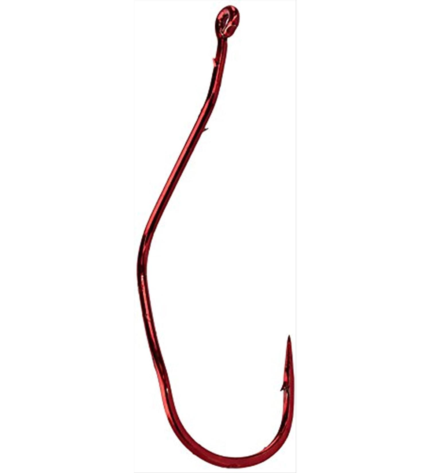 Mustad UltraPoint Slow Death Special Bend Aberdeen Fishing Hooks 33862NP Size 2, Pack of 25 Blonde Red