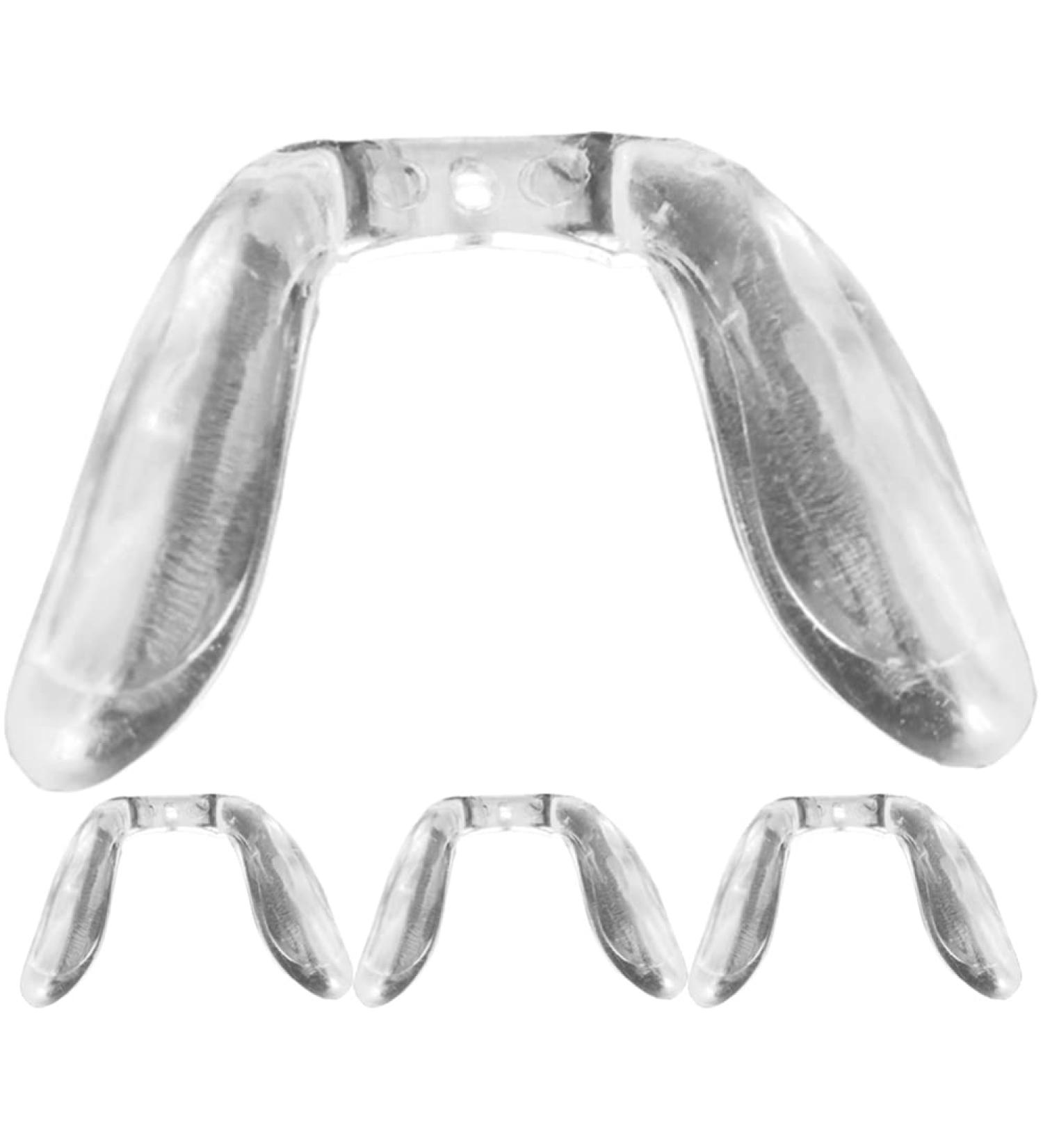 Fomiyes U-Shaped Glasses Pads - 4 Pieces Silicone Anti-Slip Nose Pads for Secure Fit - Transparent Glasses Accessories - Buy Online on GoSupps.com