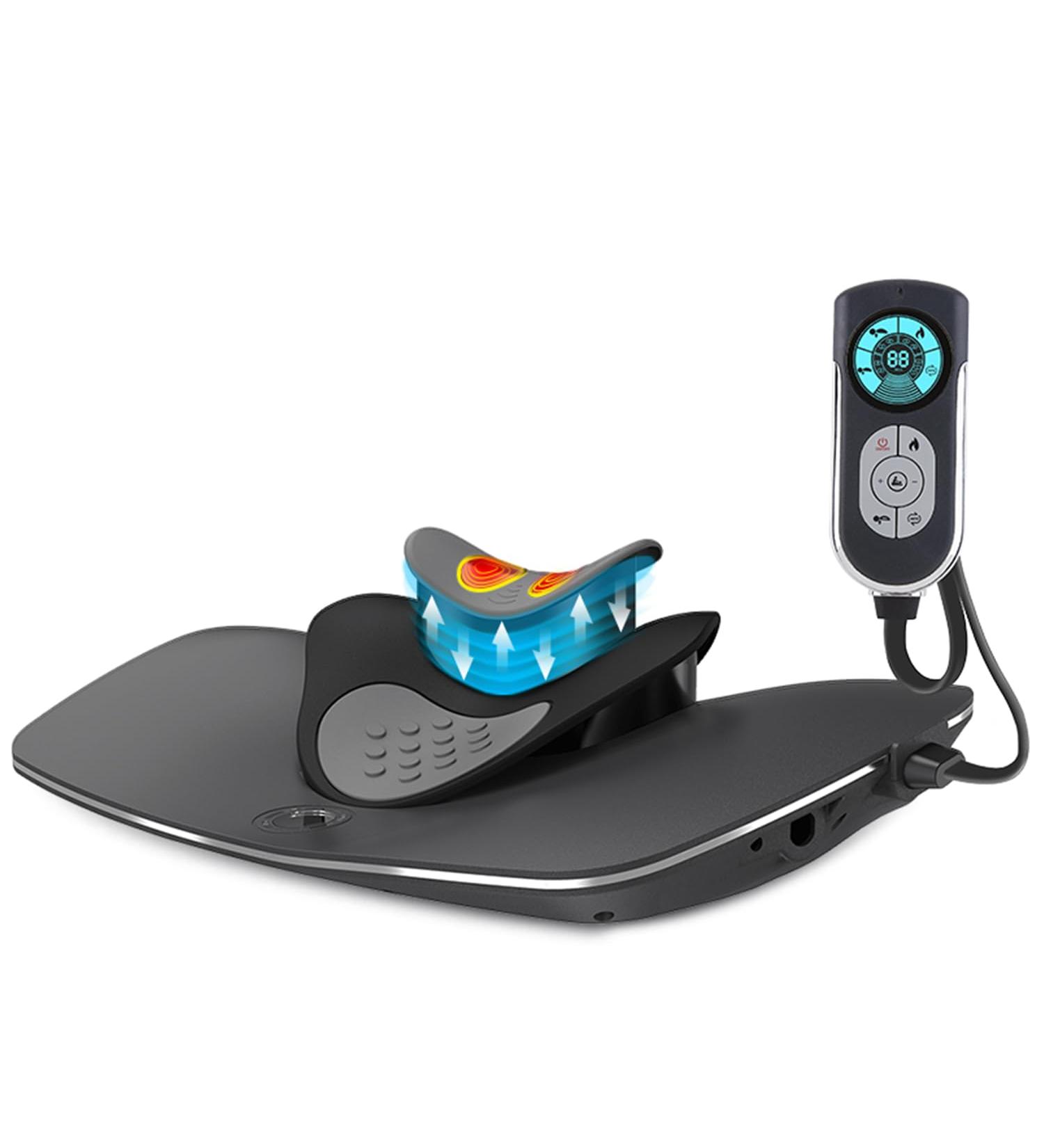 Cervical Neck Traction Device - Double Dynamic 3 Degrees Massage & 50 Warming for Pain Relief - Buy Online on GoSupps.com