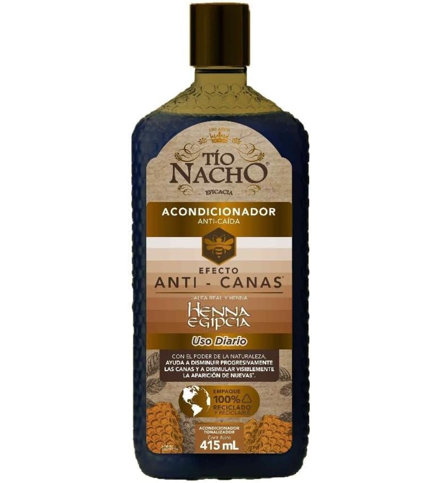 Tio Nacho Anti-Gray Hair Conditioner with Egyptian Henna - 14.03 Fl Oz | Anti-Hair Fall Treatment | International Shipping Available - Buy Online on GoSupps.com