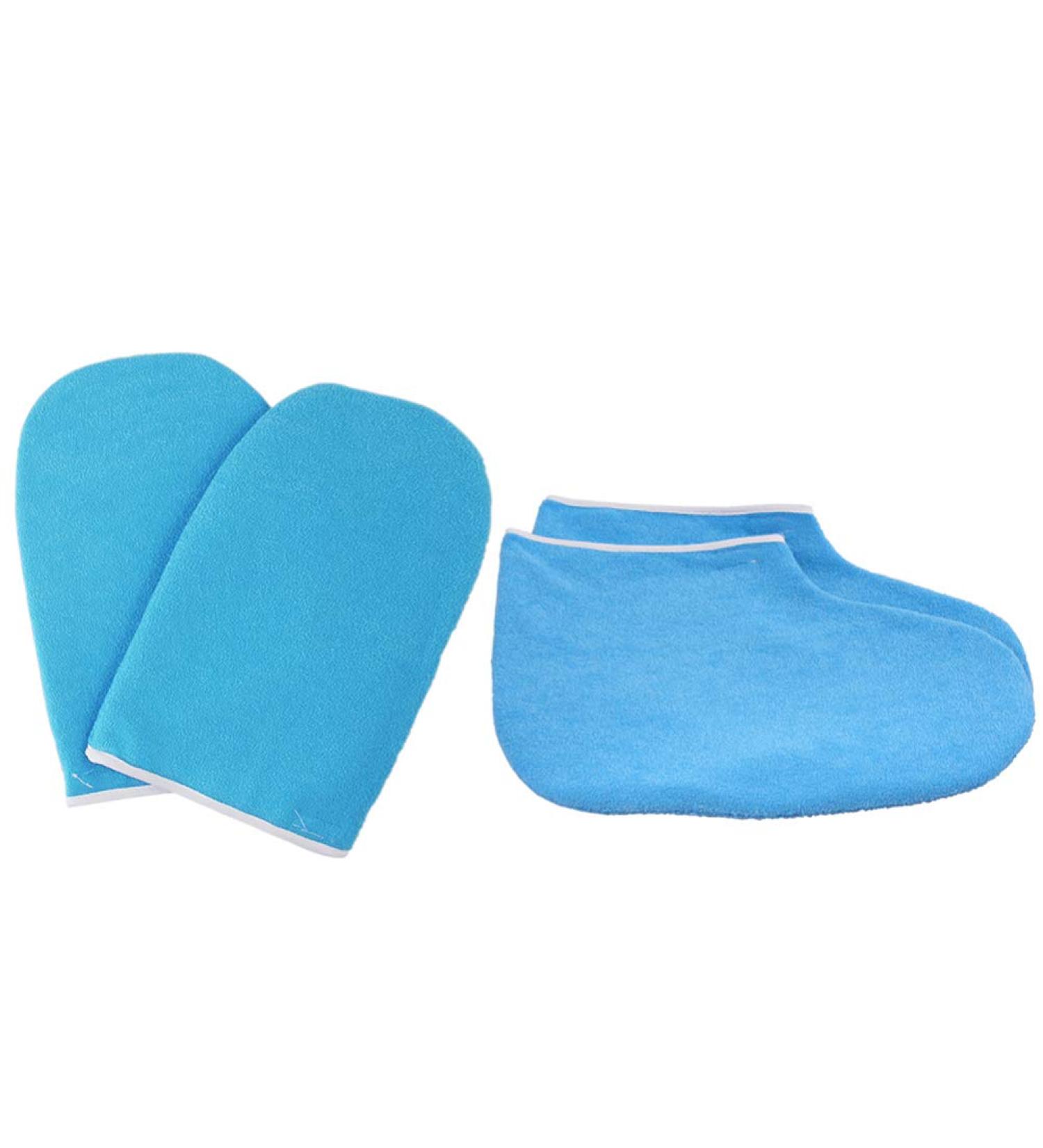 Beaupretty Paraffin Wax Spa Treatment Set - Frote Gloves & Boots for Heat Therapy | Soft Cotton Hand & Foot Care - Buy Online on GoSupps.com
