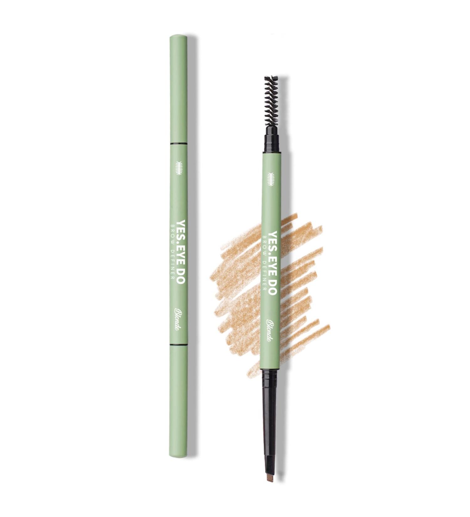 Blonde Eyebrow Pencil - Ultra Slim, Long Lasting, Waterproof Brow Definer for Natural Eye Brow Makeup - YES.EYE DO - Buy Online on GoSupps.com