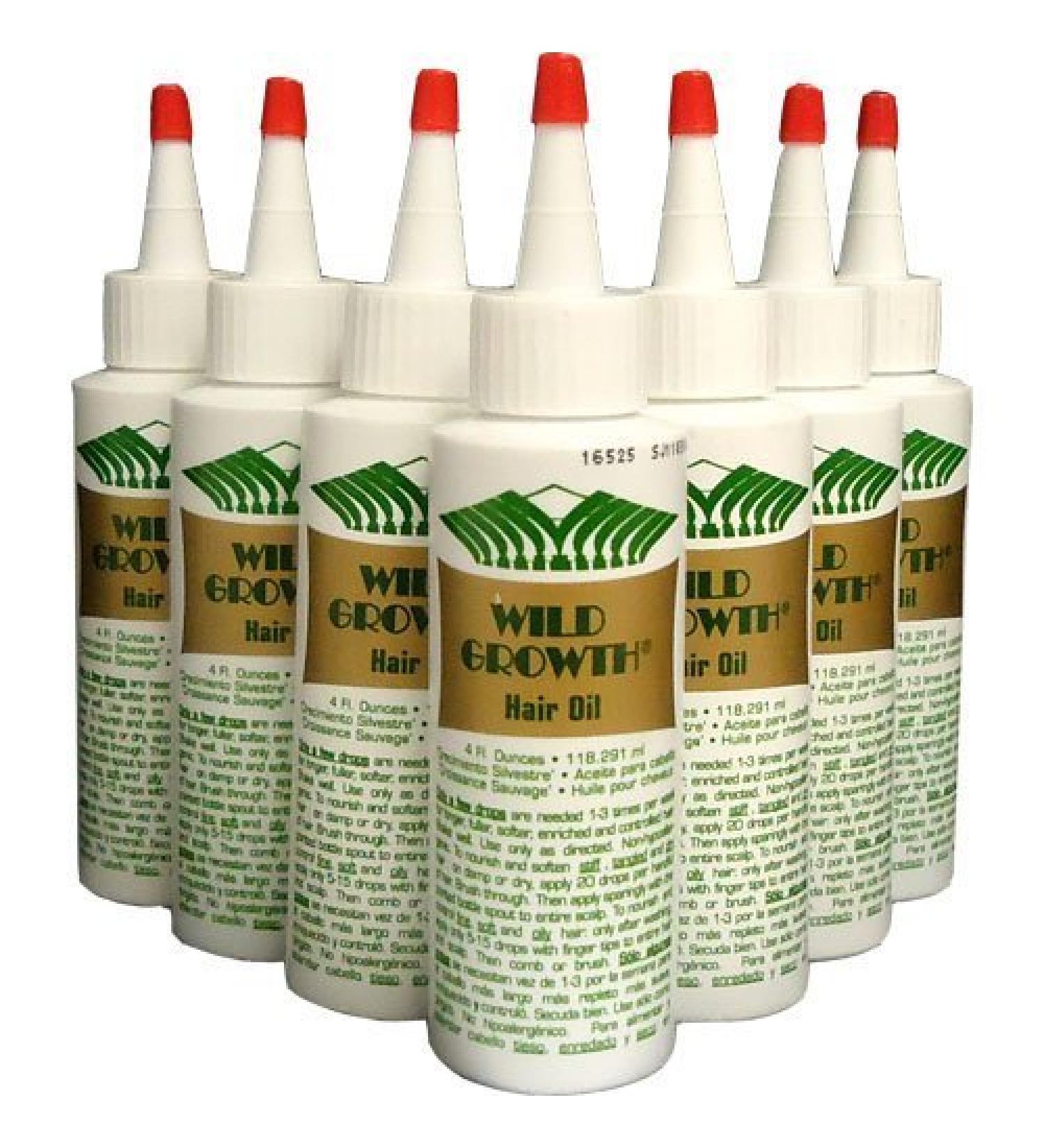 Wild Growth Hair Oil 4oz x 7 - Pack of 7 | Hair Growth Treatment - Buy Online on GoSupps.com