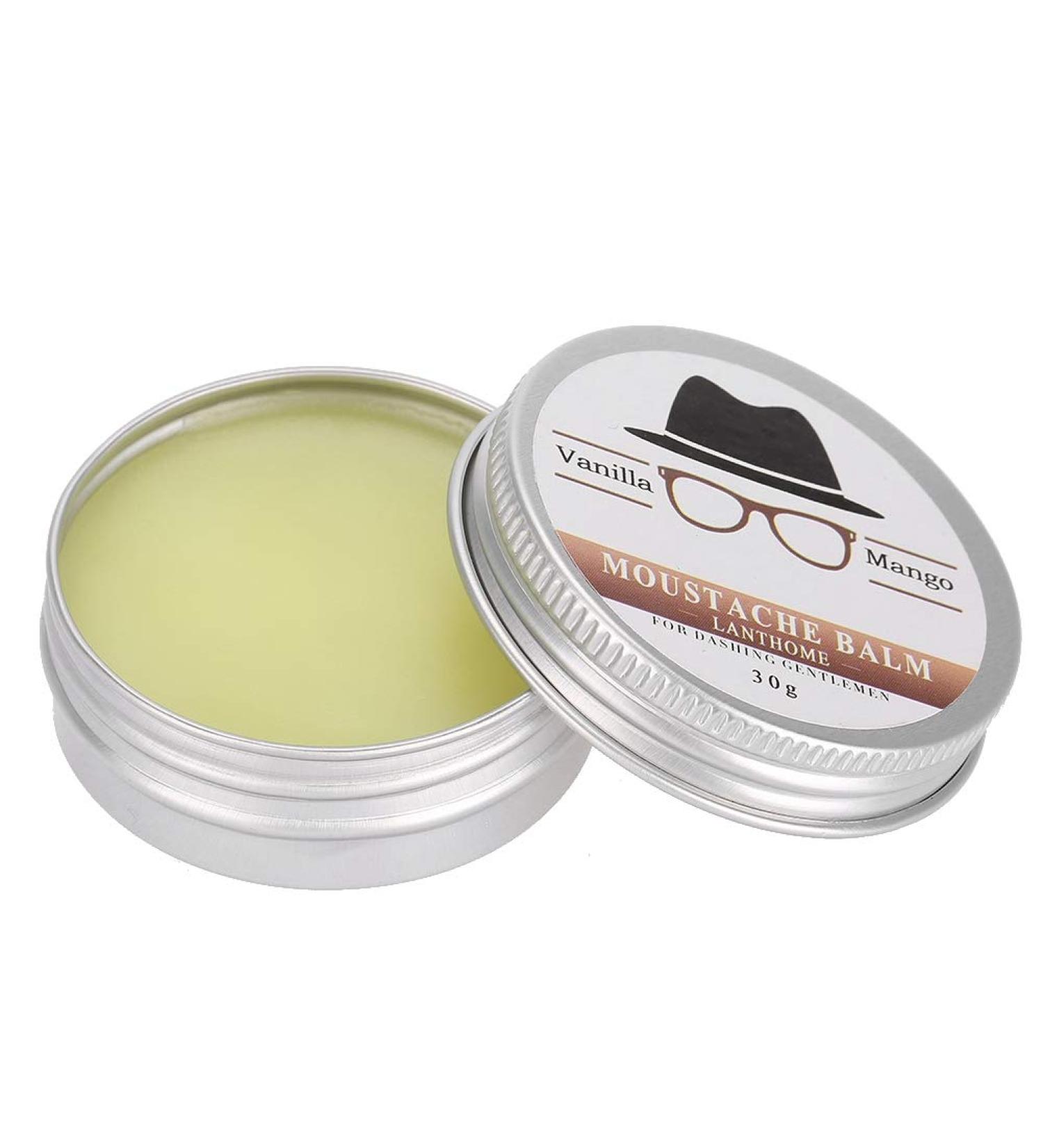 Natural Herbal Beard Care Cream & Moustache Wax - 30G | Moisturizing Styling for Men - Buy Online on GoSupps.com