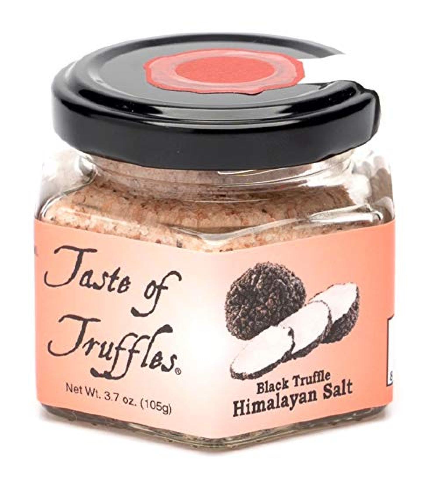 Black Truffle Himalayan Pink Salt 3.7 oz - Premium Burgundy Black Winter Truffles (Tuber Uncinatum) - Gourmet Food Condiment, NON-GMO, Vegan & Vegetarian Friendly - Buy Online on GoSupps.com