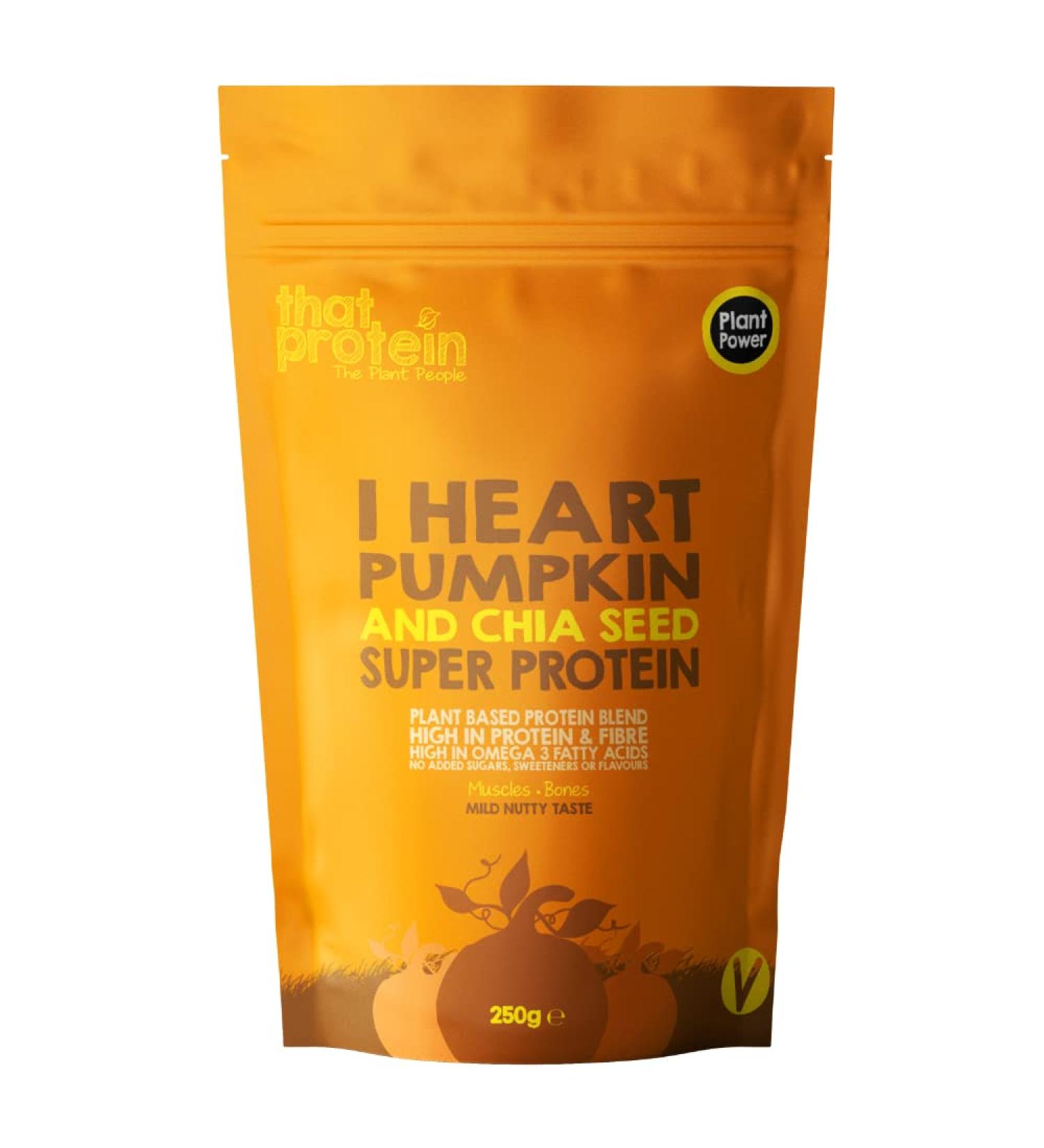 That Protein I Heart Pumpkin and Chia Seed Super Protein Vegan Plant Based Protein
