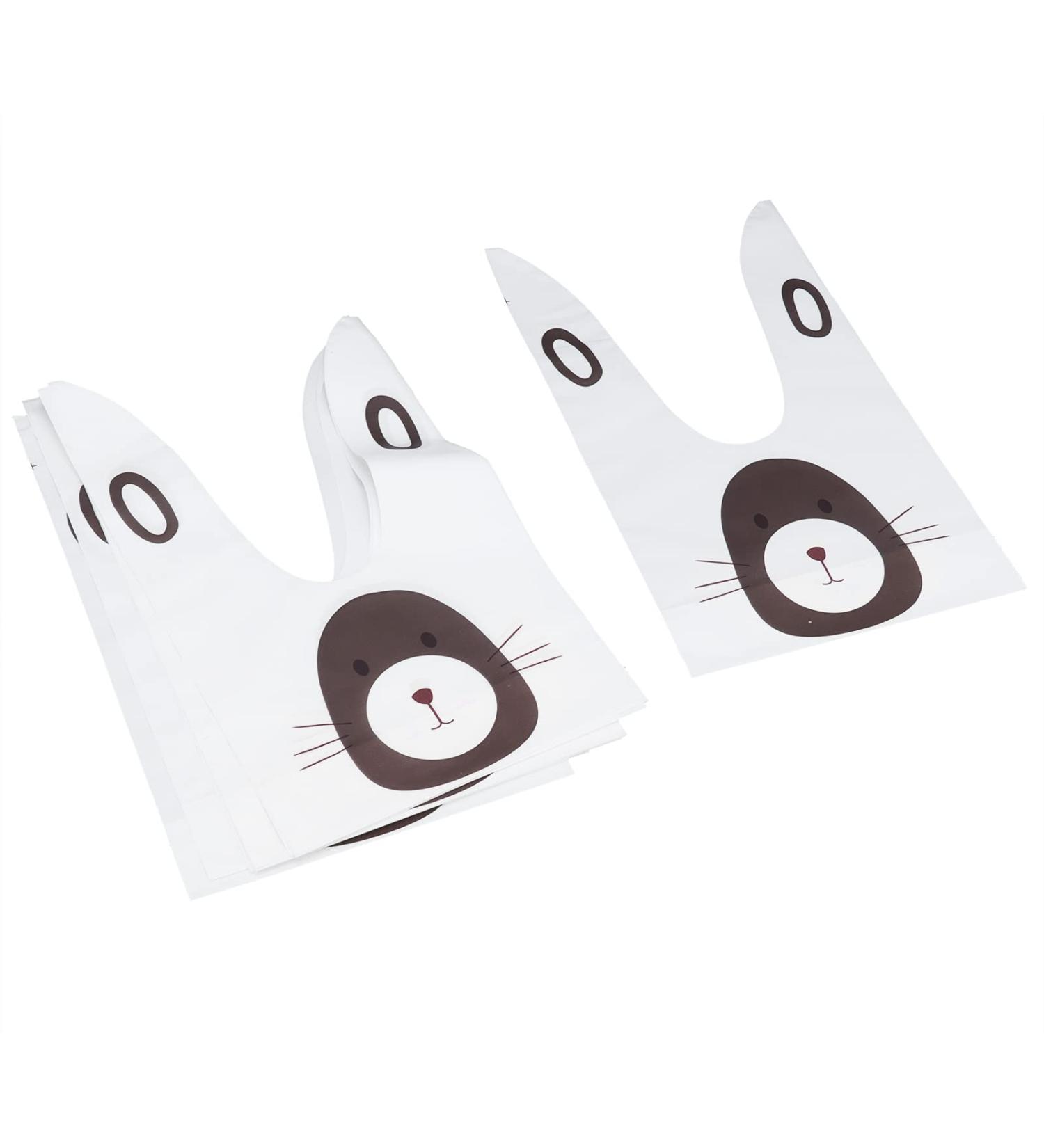 Qukaim Sweet Packing Bag 10Pcs Baking Bag DIY Long Ear Sweet Candies Cranberry Cookies Packing Bag for Home Bakery CampingMole - Buy Online on GoSupps.com