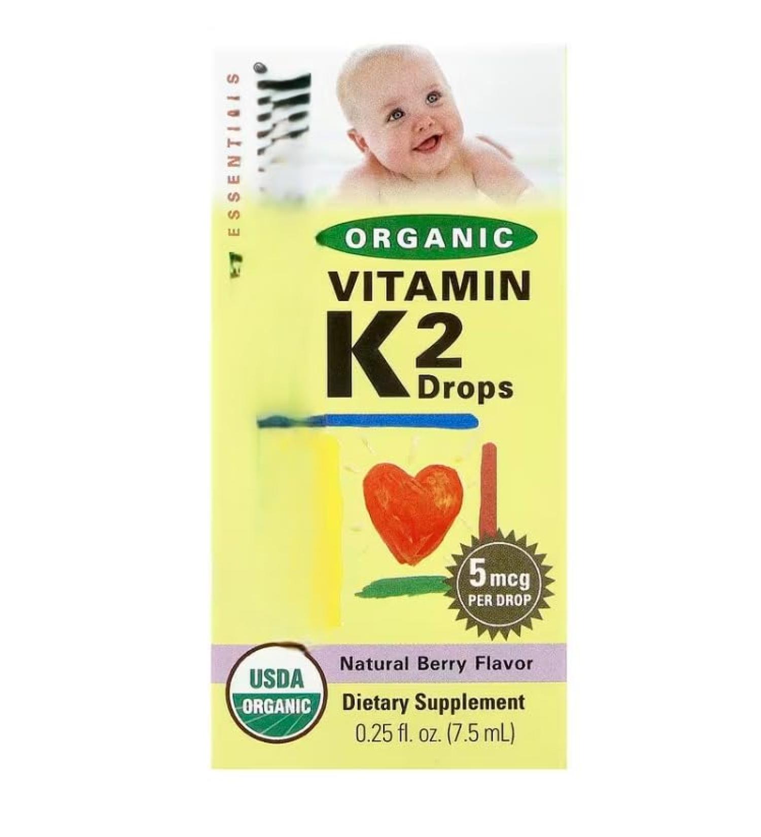 Non-GMO gluten-free vitamin K2 berry flavor 7.5 ml - Buy Online on GoSupps.com