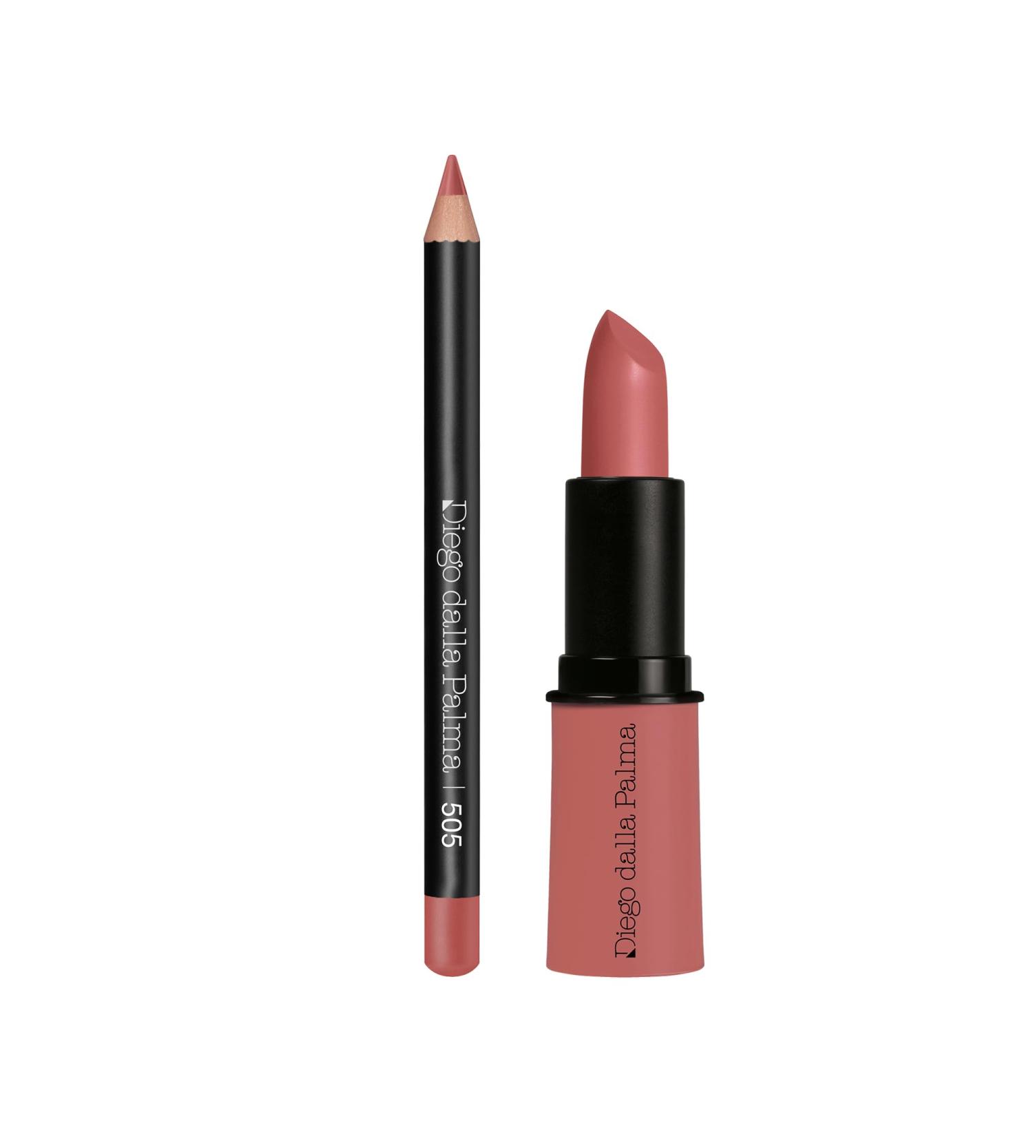 Diego Dalla Palma Lip Contour Kit Rossetto+Matita 505 Rosa Corallo - Buy Online on GoSupps.com