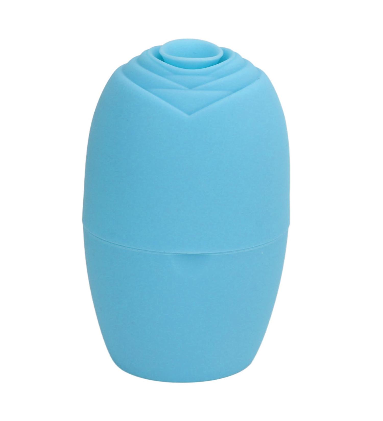 Silicone Ice Face Roller - Beauty Ice Massager Cube for Neck & Eye Skin Care | Cooling Tool (Blue) - Shop Now - Buy Online on GoSupps.com