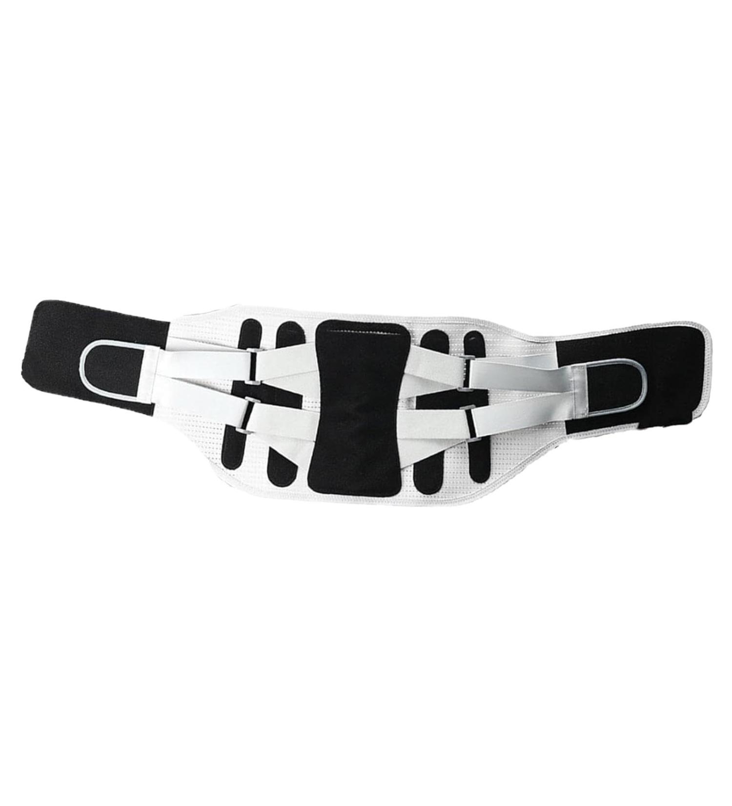 Lumbar Back Brace Lumbar Traction Device | Back Reliever Spinal Belt for Men Women Lower Back Brace Waist Support Belt for Gym Fitness Black B - Buy Online on GoSupps.com