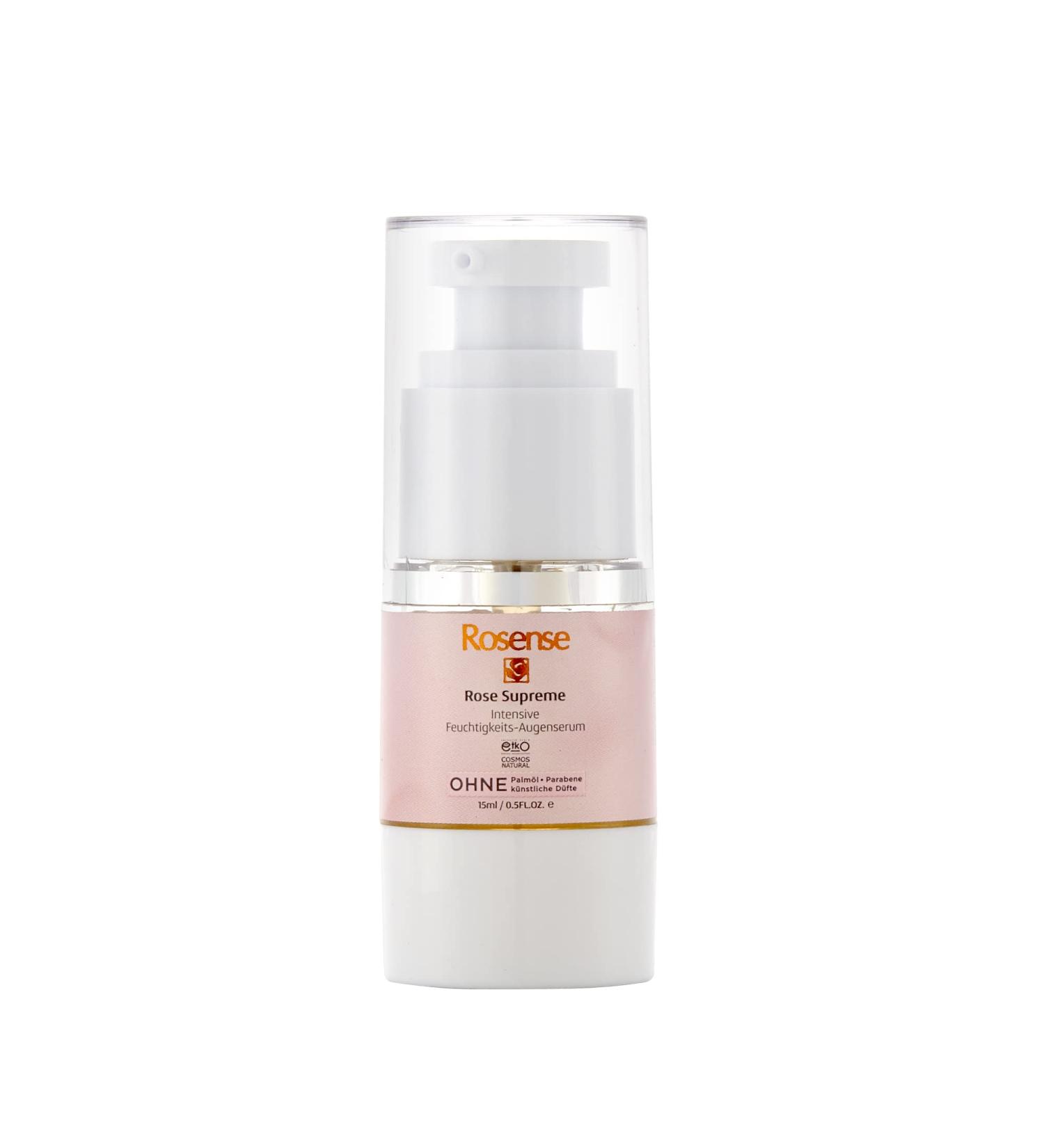 Rose Supreme Hydration Eye Serum | Natural Vegan & Cruelty-Free | 15 ml - Discover Ultimate Eye Care - Buy Online on GoSupps.com