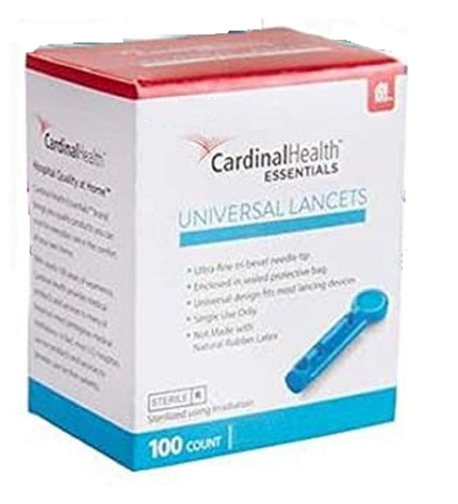 ReliaMed Universal Safety Seal Lancets 30 Gauge - Green 100/bx