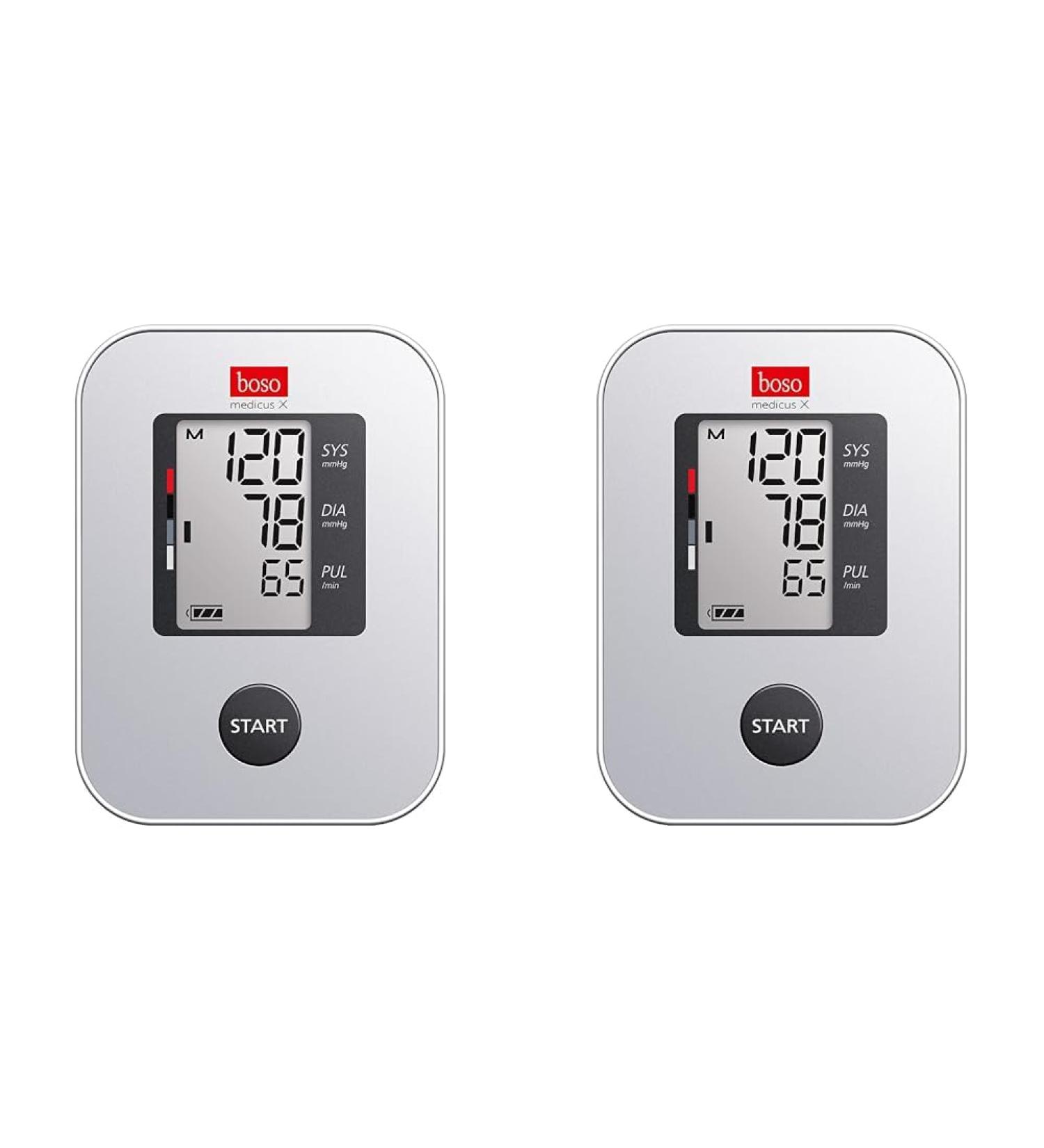 Boso Medicus X-Best Blood Pressure Monitor - Accurate Oberarm Device with Arrhythmia Detection Large Display & Standard Cuff | Awarded by Stiftung Warentest | 2-Pack - Buy Online on GoSupps.com