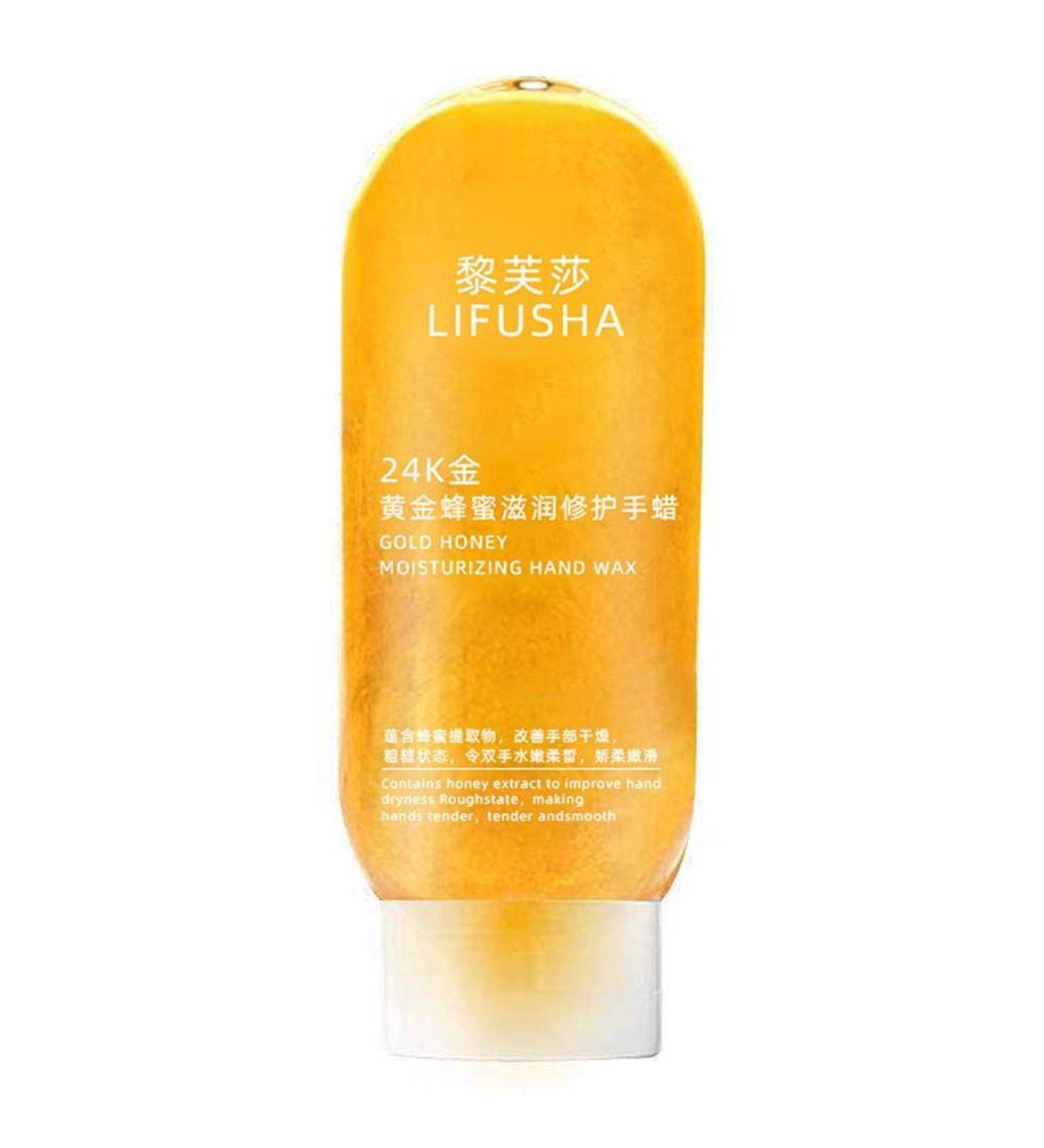 Qiansheng 24k Gold Honey Hands Mask - Peel Off Hand Wax for Moisturizing & Lightening | International Shipping Available - Buy Online on GoSupps.com