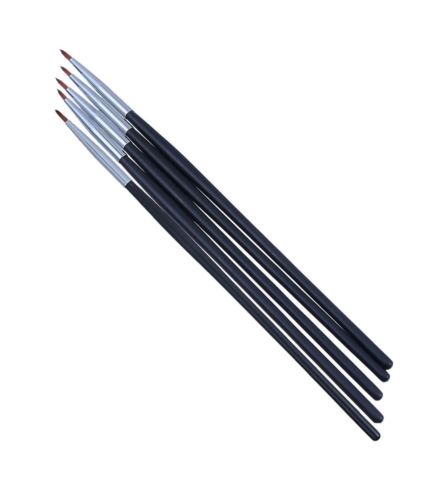 Beaupretty 5 Piece Fine Eyeliner Brush Set - Precision Eye Makeup Applicator for Lipstick & Eyeliner - Bulk Cosmetic Brushes for Professional Use - Buy Online on GoSupps.com