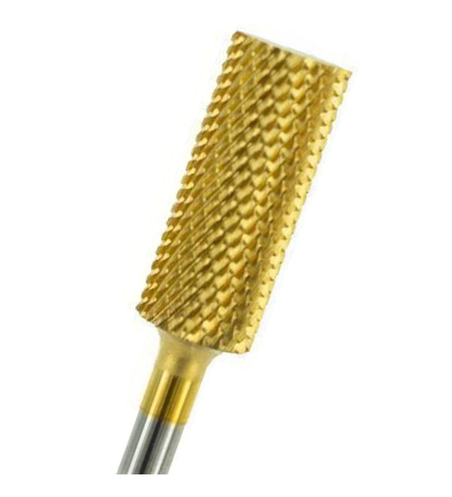 Medicool Gold Carbide Barrel Nail Filing and Shaping Bit for Manicure | CC2 Small