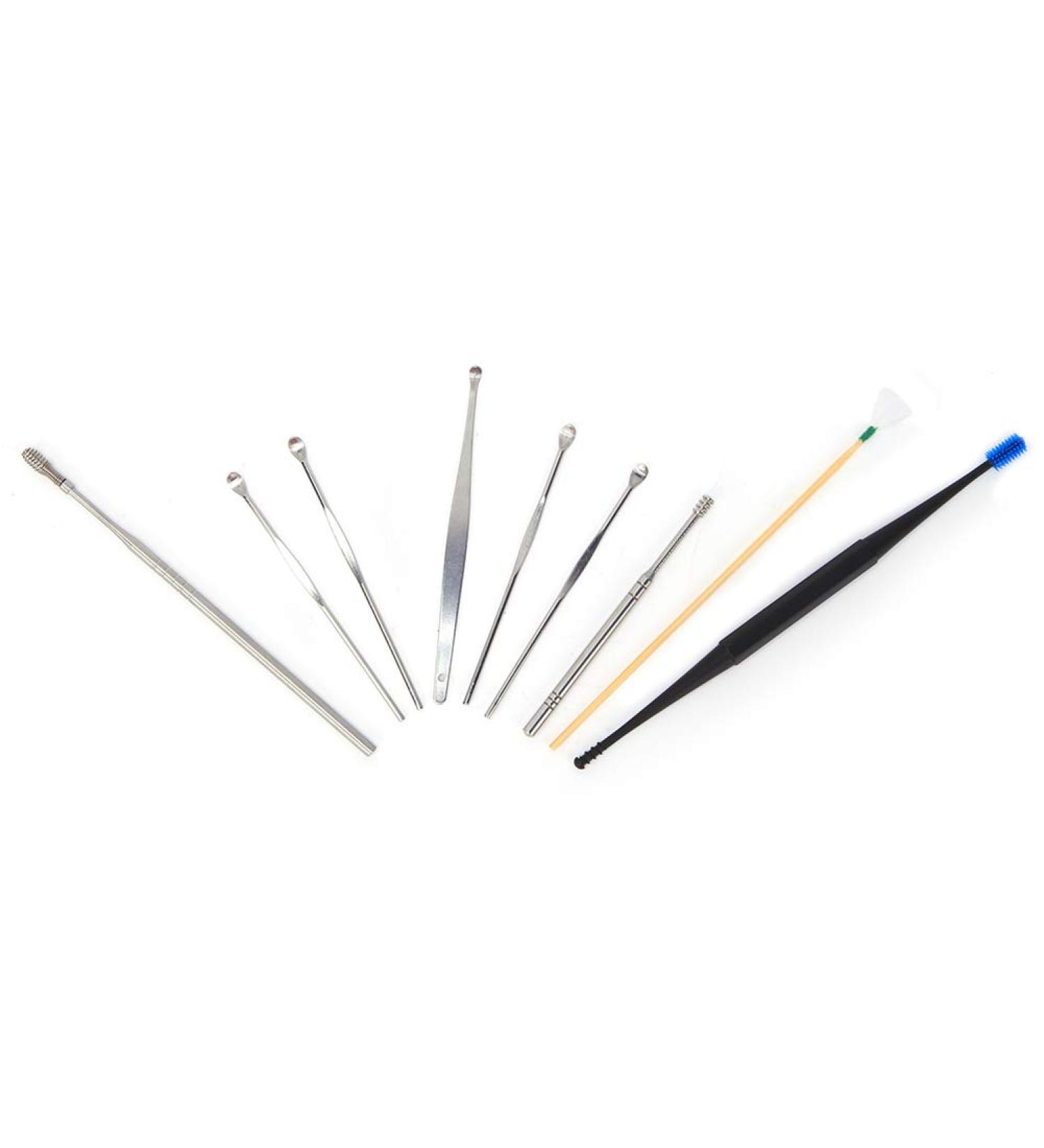 Soft Ear Cleaner Set Ear Wax Pickers Good Quality Comfortable Anti-rust Relax Ear Clean Salon for Home - Buy Online on GoSupps.com