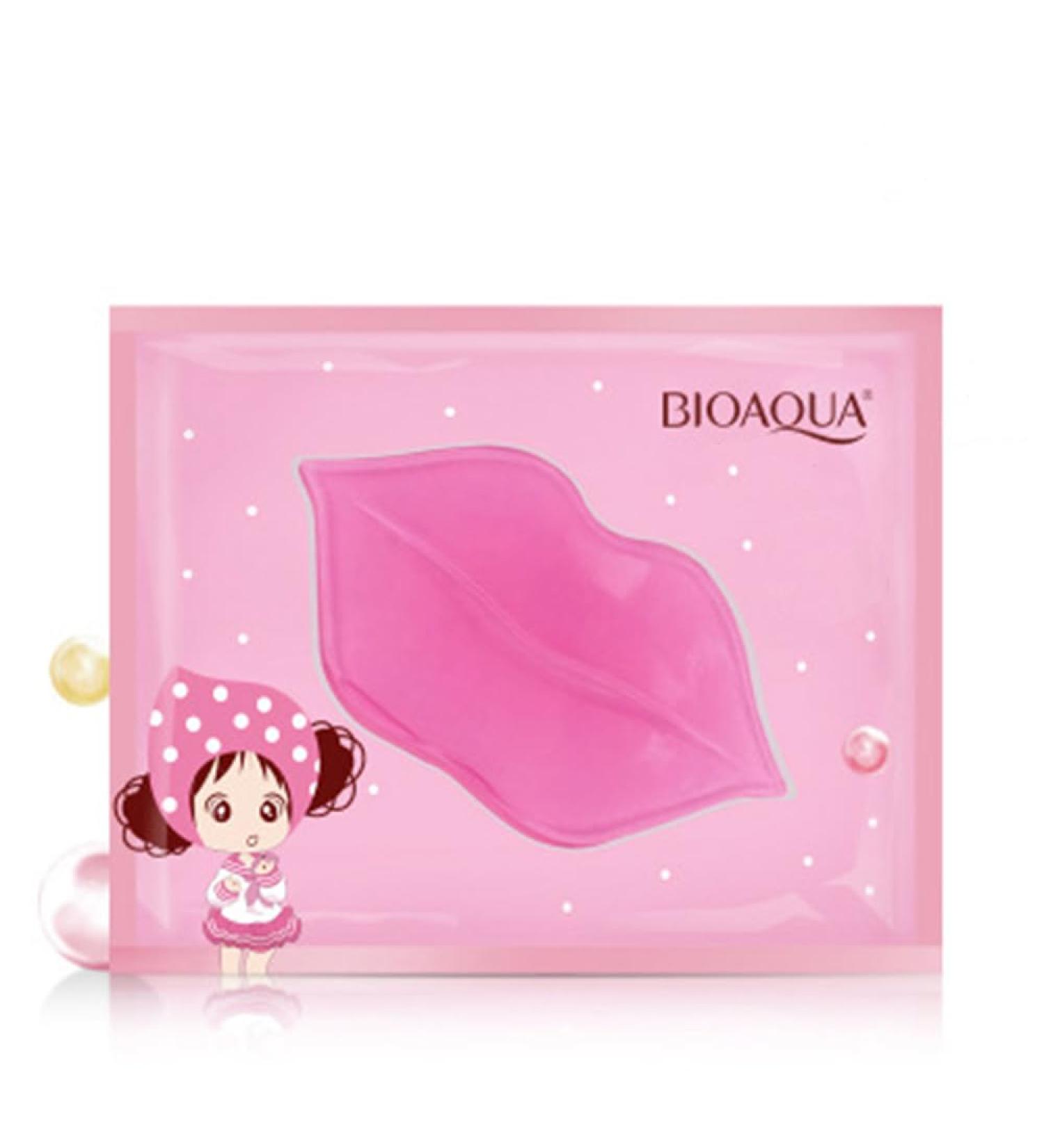 BIOAQUA Lip Plumper Collagen Nourishing Crystal Pink Lip Mask Natural Shiny Moisturizing Smooth Texture Healthy Elasticity (20) - Buy Online on GoSupps.com