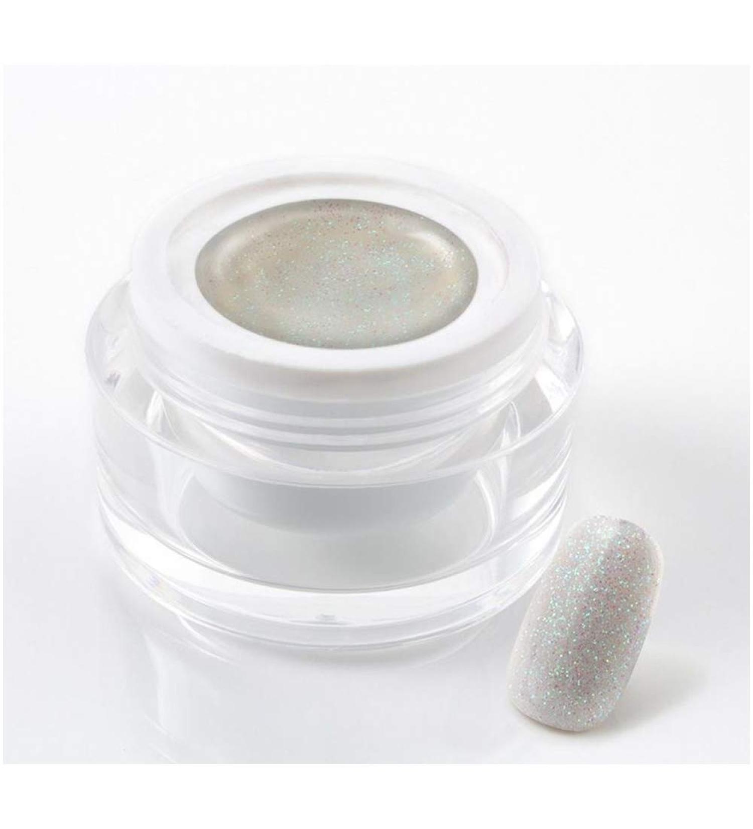 5 ml exclusive UV color gel/colour gel/glitter gel - in glitter white