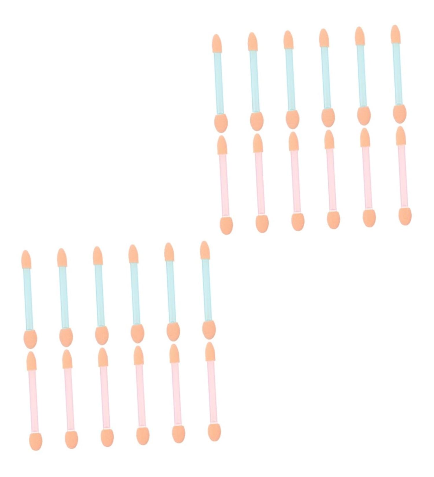 Baluue 48 Pcs Eyeshadow Brush Kit Foam Eyeshadow Eyeshadow Blending Brush Eyeshadow Paint Brush 15.5X7.8X3CMx2pcs As Shownx2pcs - Buy Online on GoSupps.com