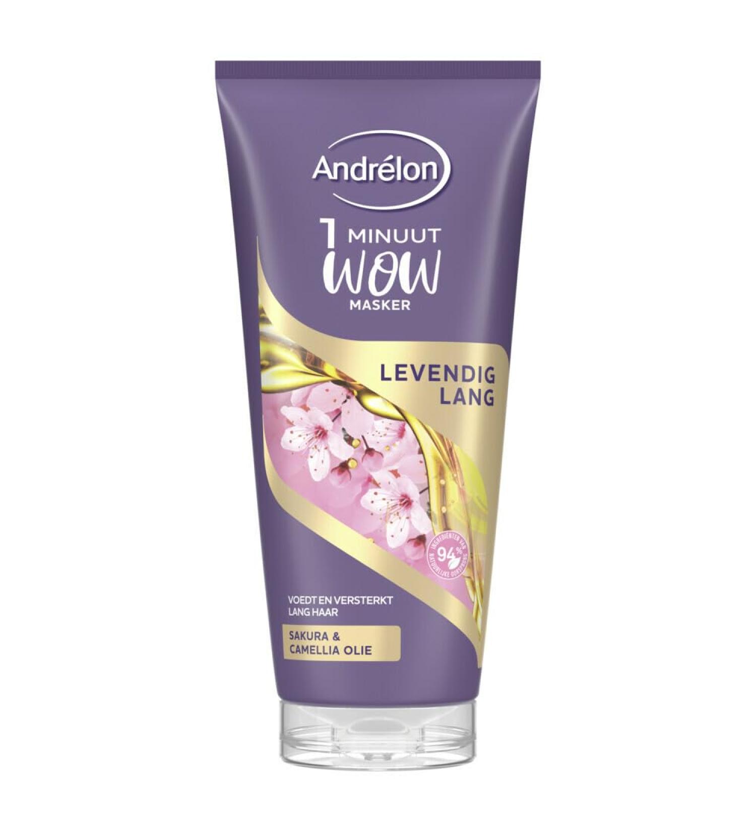 Andrelon Andrelon WOW Mask Vibrant Long 180 ml