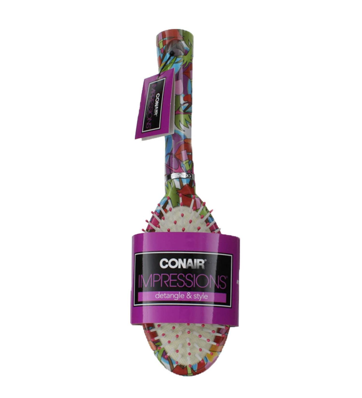Conair Impressions Detangle & Style Hair Brush - Effortless Smoothness & Shine - Buy Online on GoSupps.com