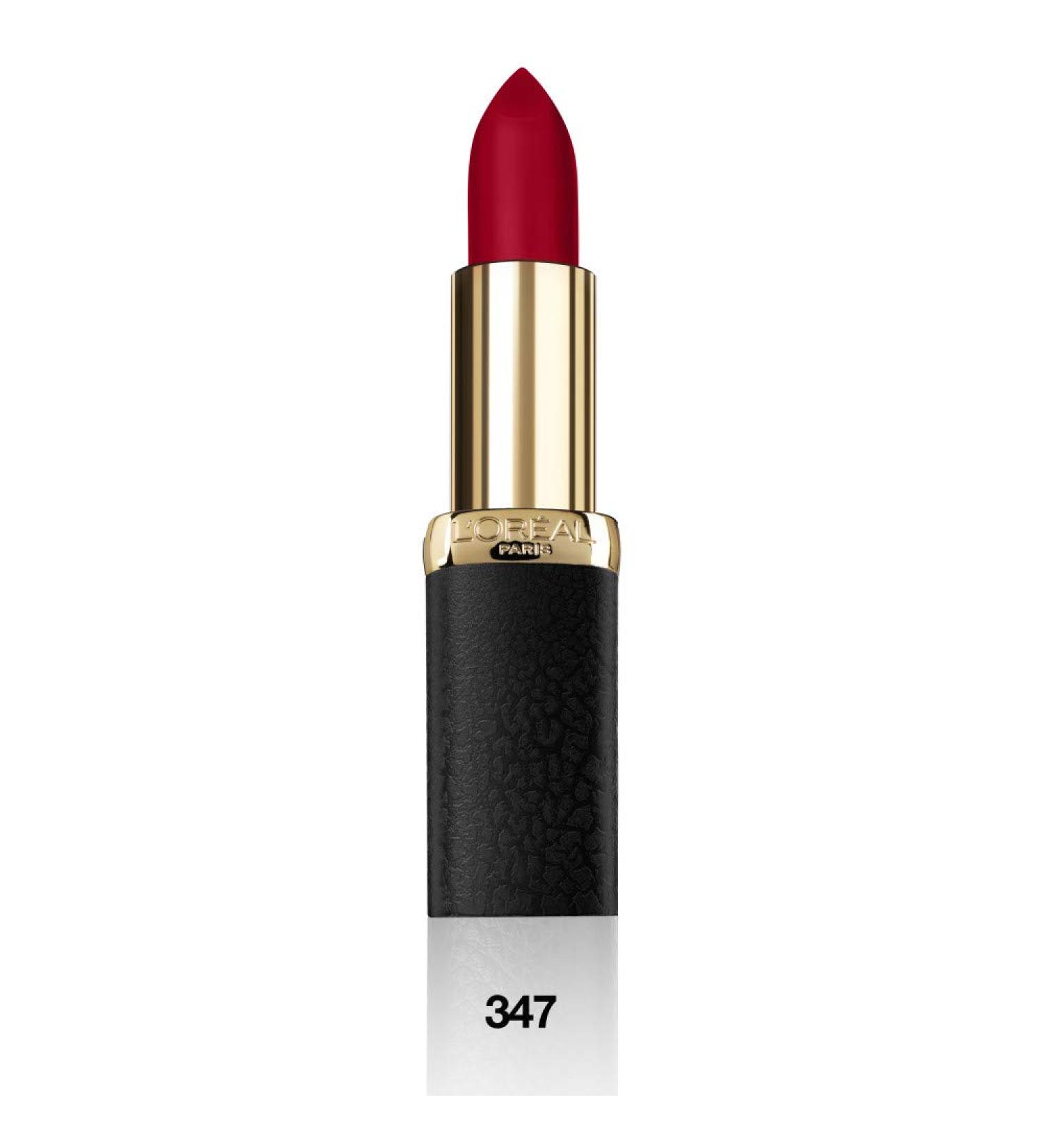 L'Or al Paris Color Riche Matte 347 Haute Rouge - Nourishing Matt Lipstick for Ultimate Comfort | 1 Piece - Buy Online on GoSupps.com