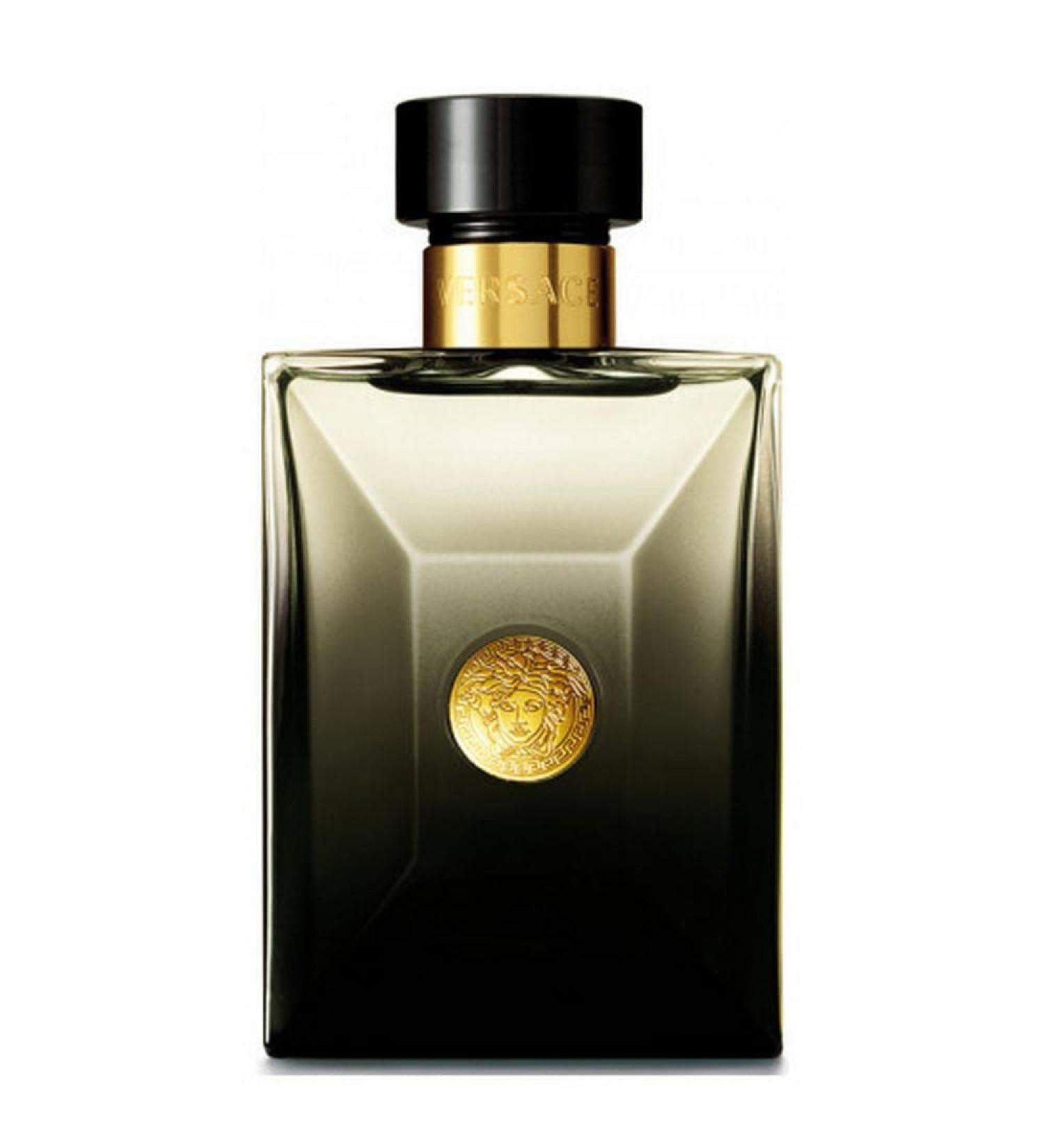 Versace Pour Homme Oud Noir 3.4 oz Eau de Parfum Spray Oriental 3.4 Fl Oz (Pack of 1)