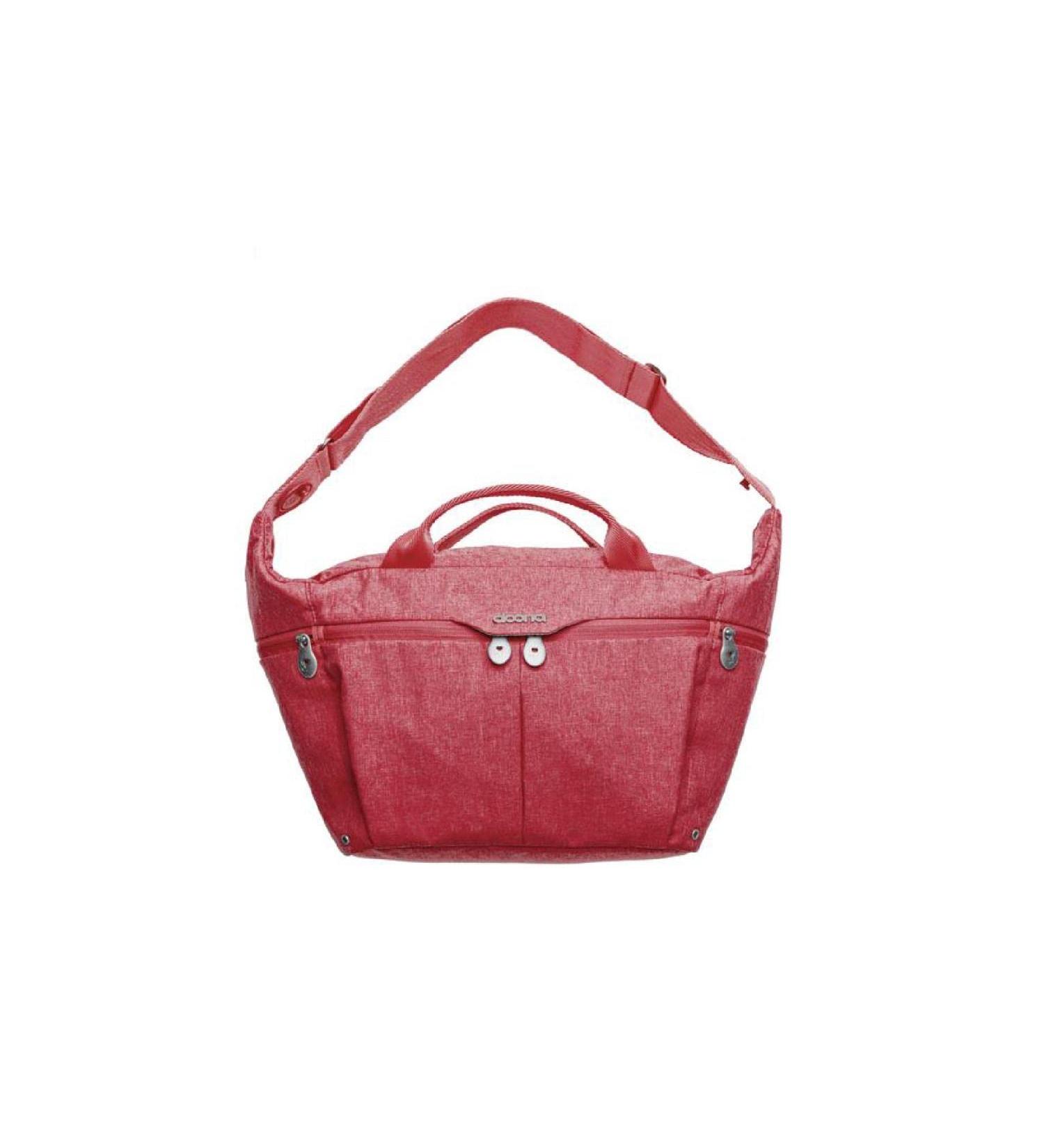 Doona All Day bag - Spacious Changing Bag/Pushchair Storage Organiser Baby Car Seat and Stroller - Great for Travel Accessories Red