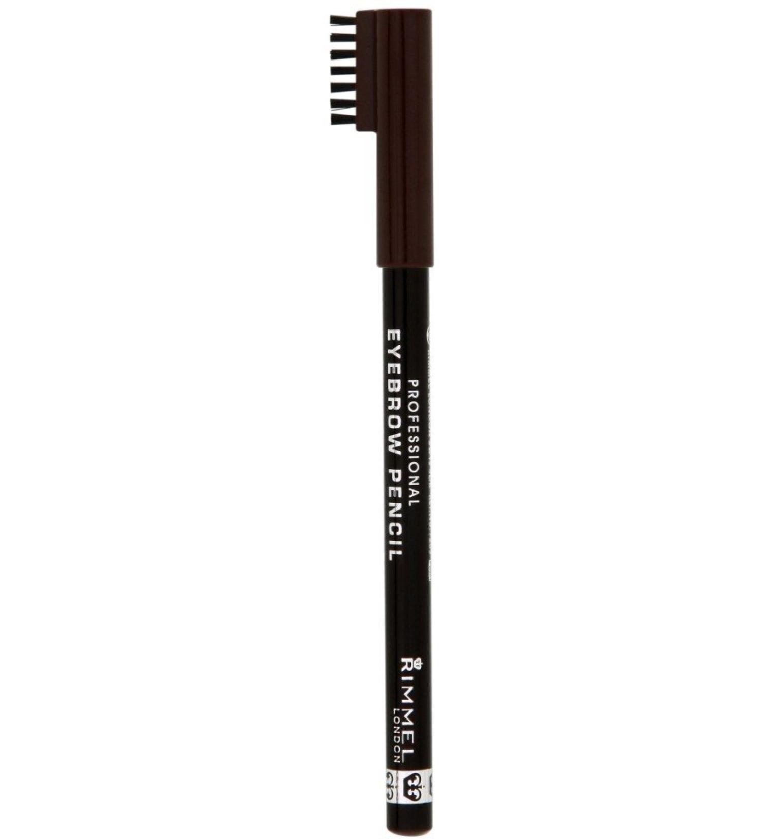 Rimmel Professional Eyebrow Pencil Dark Brown 1 ea (Pack of 8)