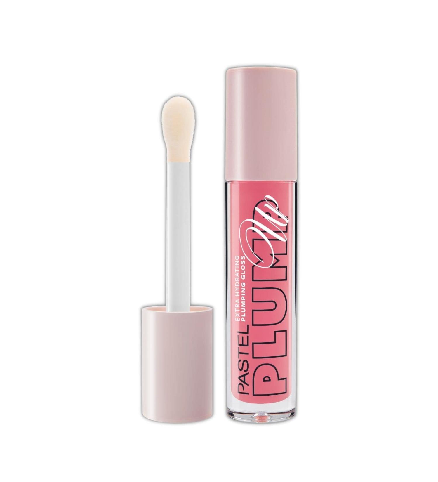 pastel Plump-Up Extra Hydrating Plumping Gloss | Cotton Candy | 203 | Light Pink | Instant Plumping Effect | Hydrating Effect with Aloe Vera & Hyaluronic Acid | Ultra-Soft and Glossy