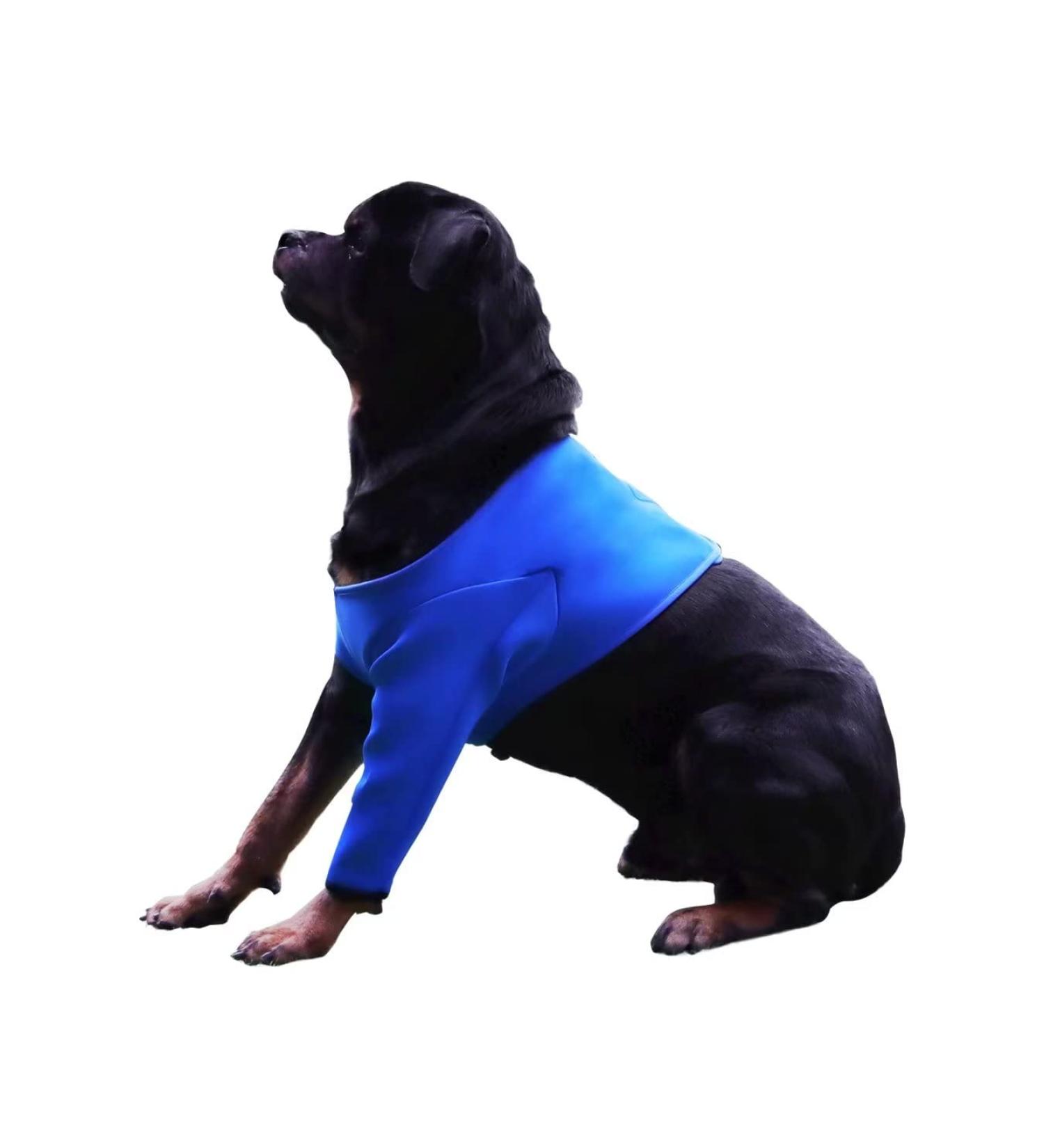 Gtobes Dogs Recovery Suit - Cone Collar Alternative | Abrasion-Resistant Pet Wound Protection | Washable Waterproof Blue XXL - Buy Online on GoSupps.com